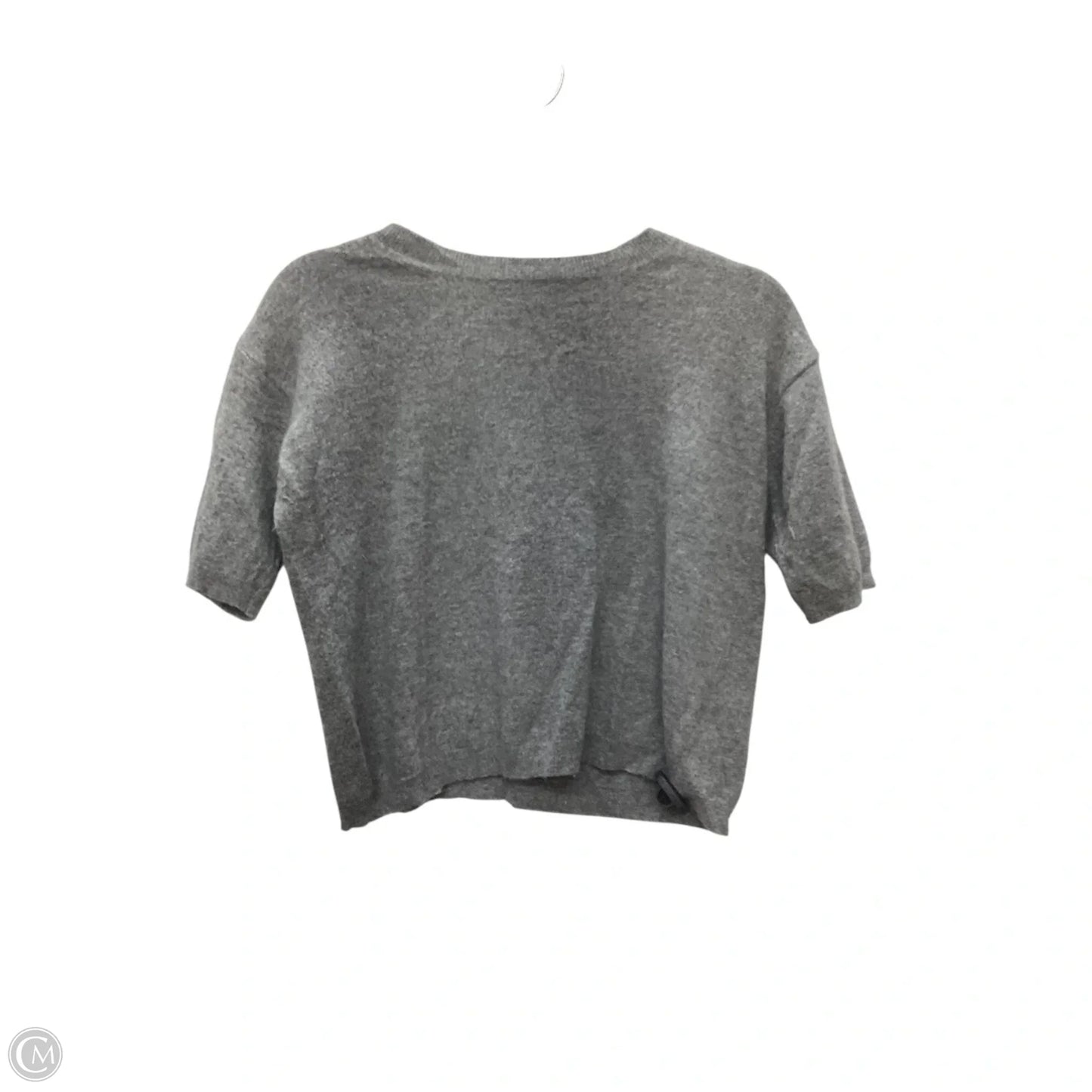 Top Short Sleeve By Clothes Mentor In Grey, Size: L