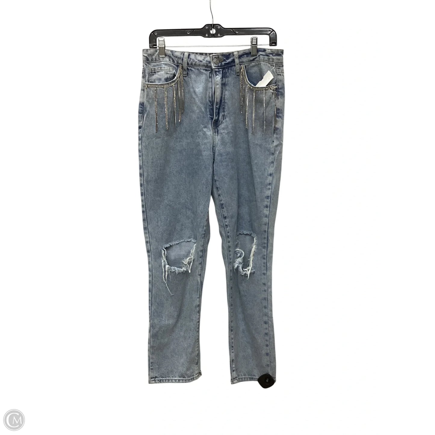 Jeans Straight By Clothes Mentor In Blue Denim, Size: 8