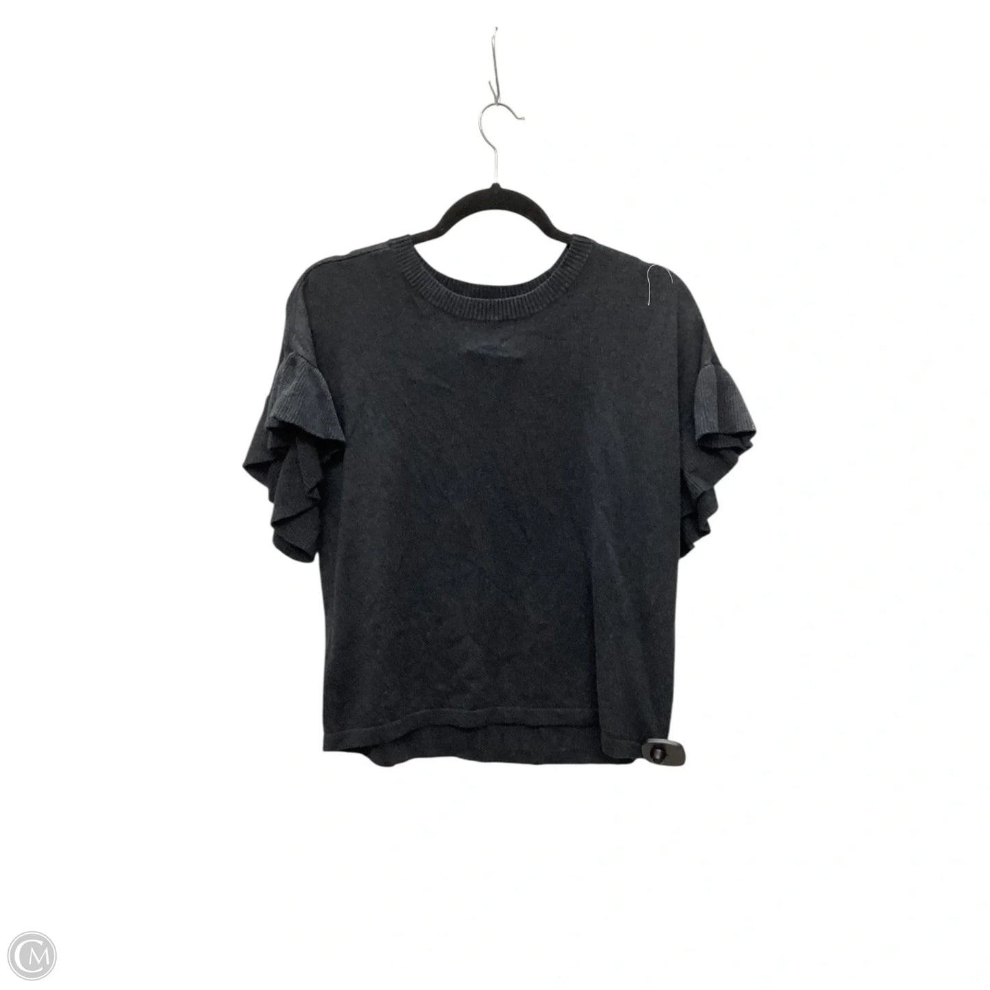 Top Short Sleeve By Lilla P In Grey, Size: S