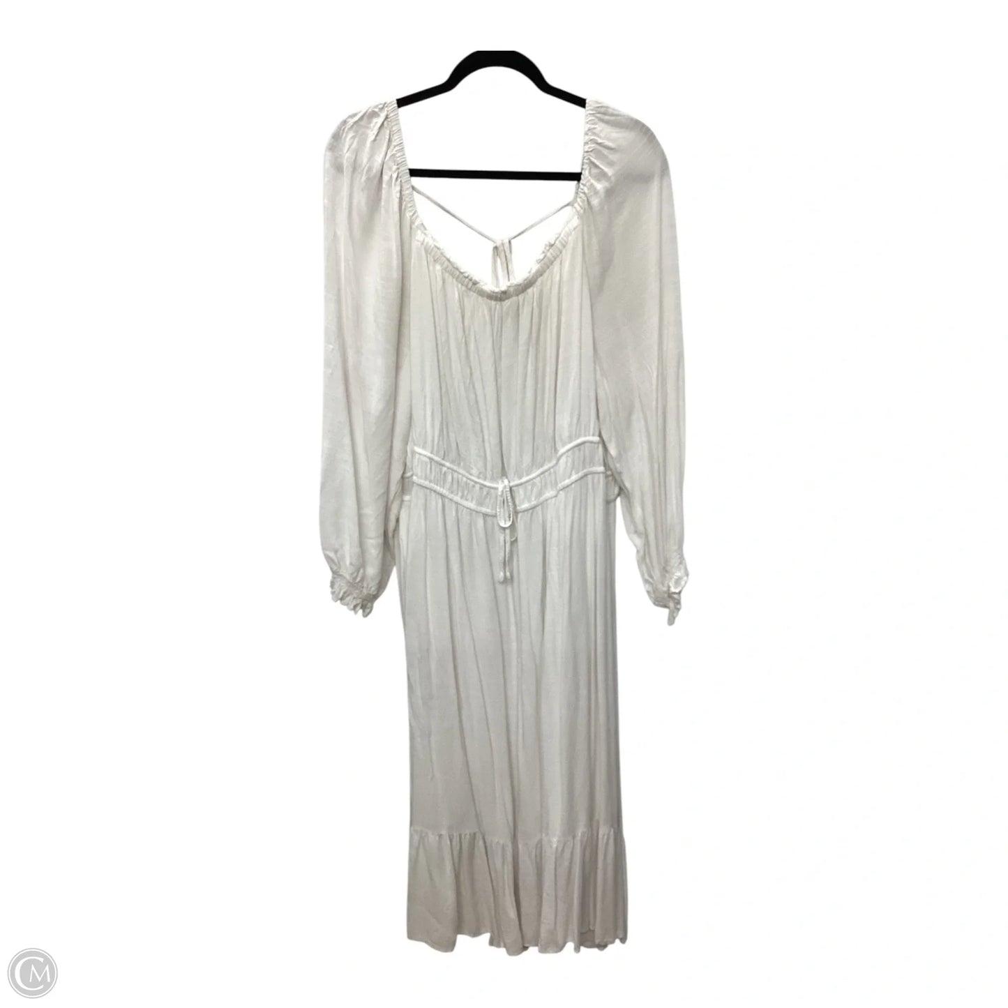 Dress Casual Maxi By Ava & Viv In White, Size: 3x