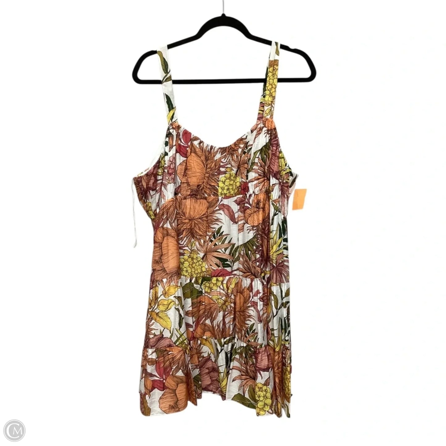 Dress Casual Short By Express In Orange, Size: Xl