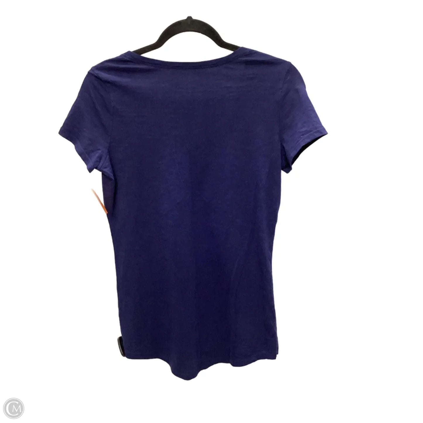Top Short Sleeve Designer By Lilly Pulitzer In Navy, Size: M