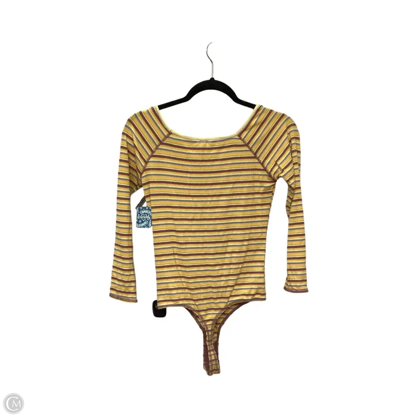 Bodysuit By Free People In Yellow, Size: M