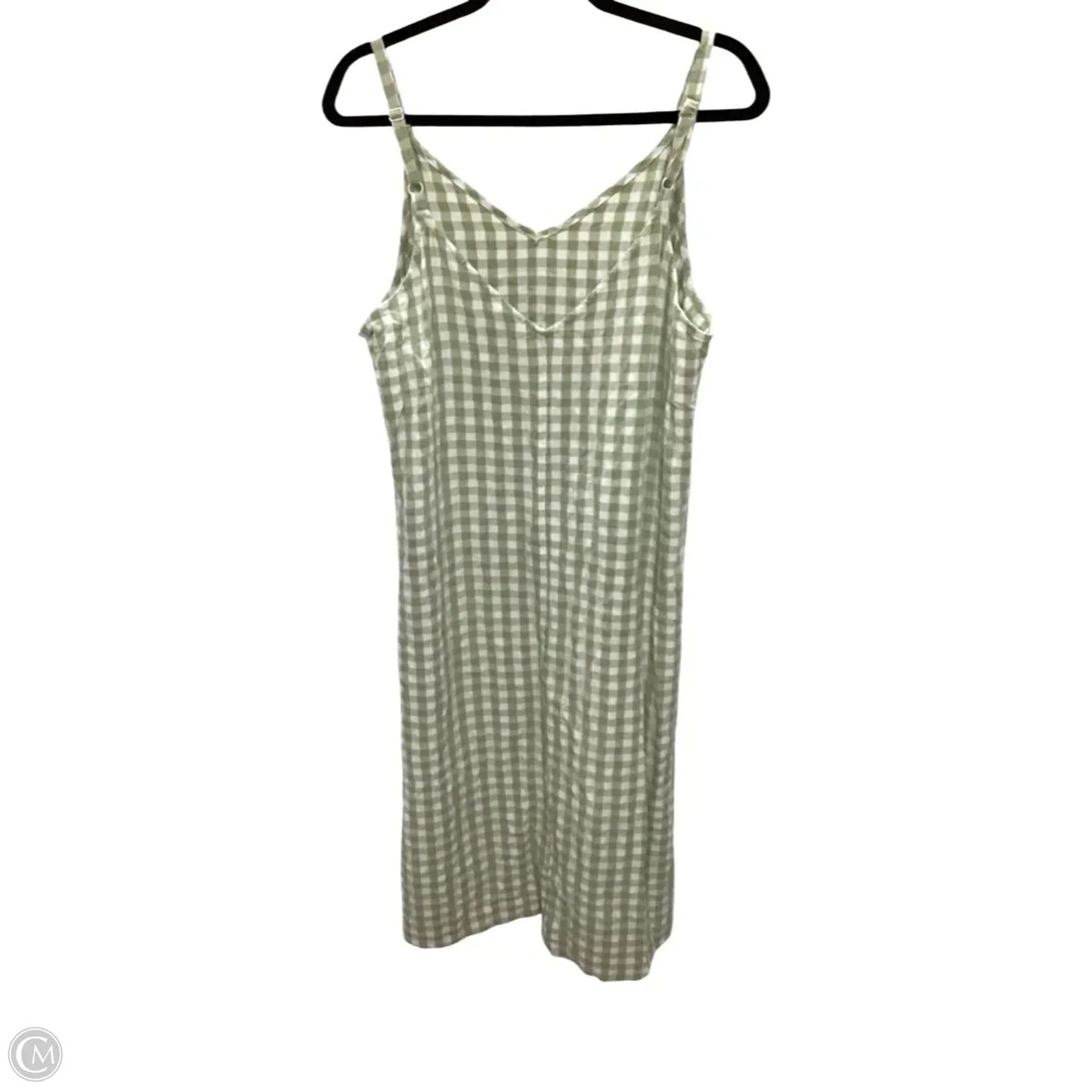 Dress Casual Midi By Universal Thread In Green, Size: L