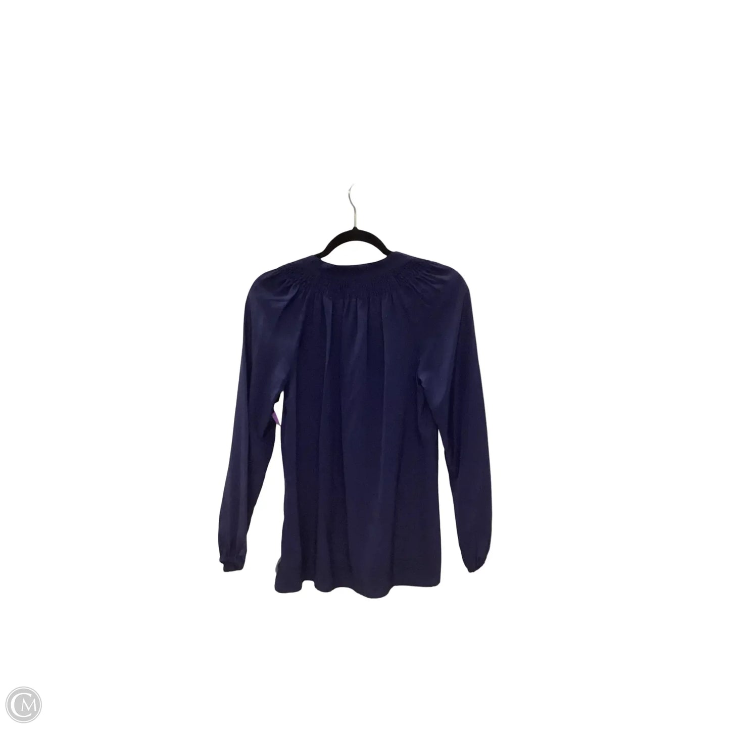 Blouse Designer By Lilly Pulitzer In Navy, Size: S