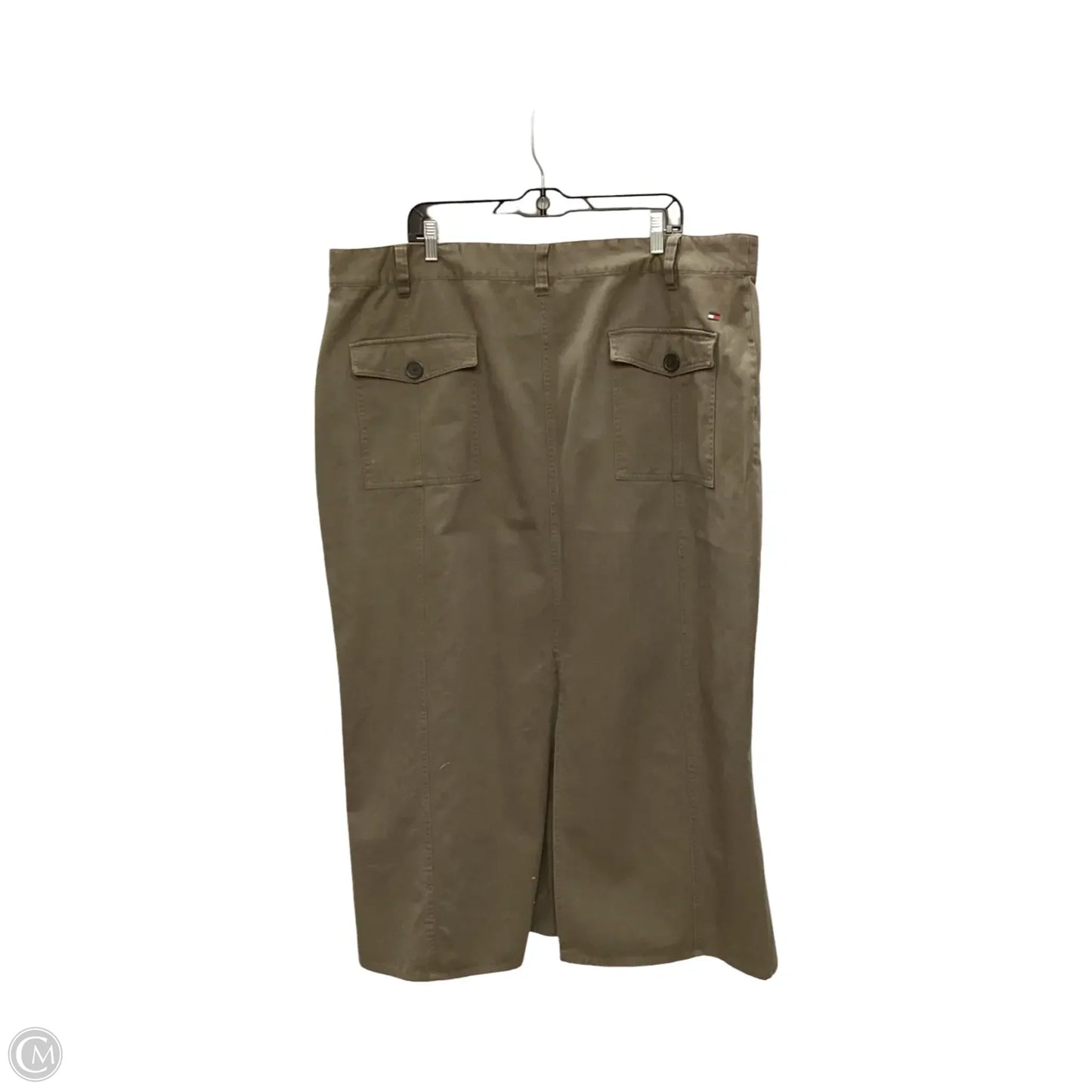 Skirt Midi By Tommy Hilfiger In Brown, Size: 3x