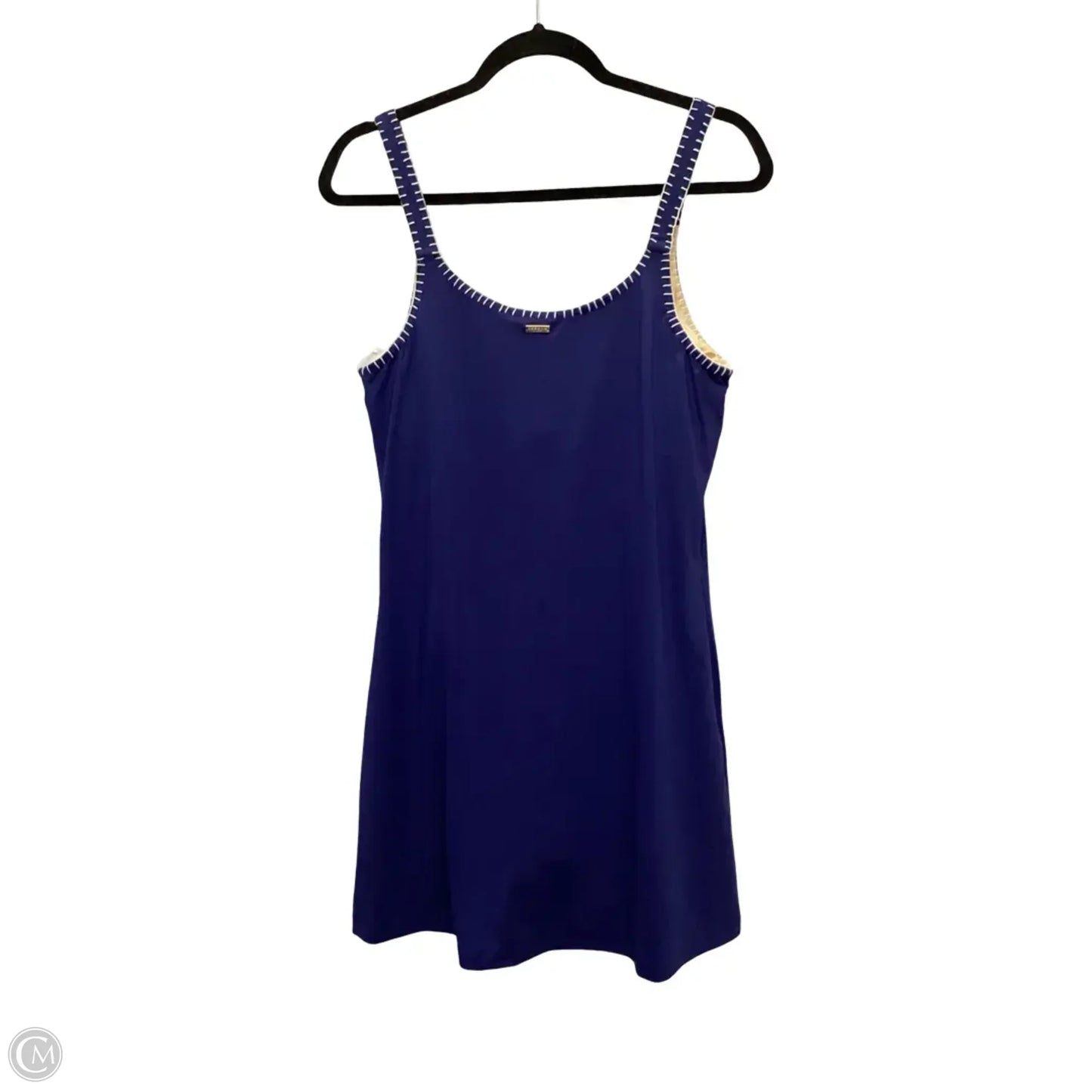 Athletic Dress By Cabana Life In Blue, Size: L