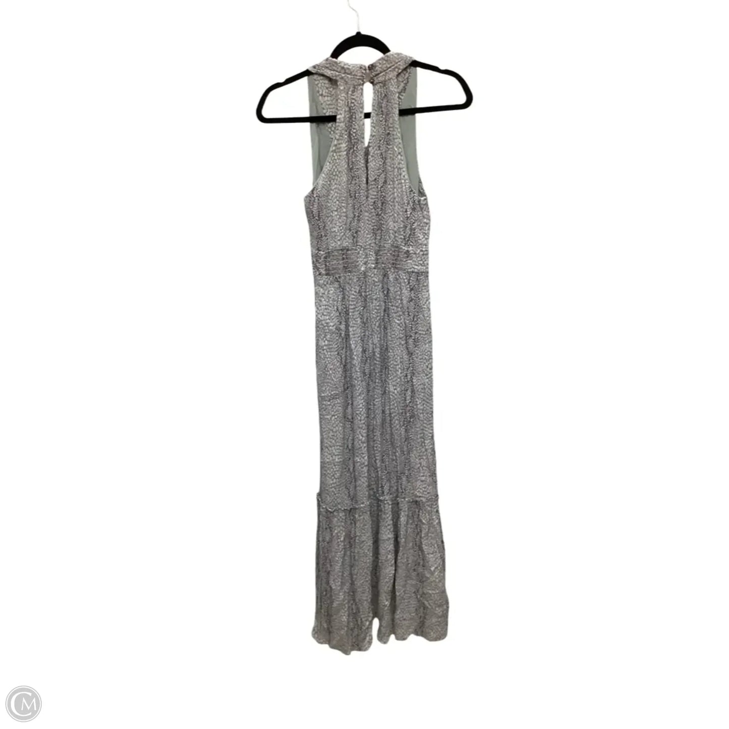 Dress Casual Midi By Anthropologie In Grey, Size: 6