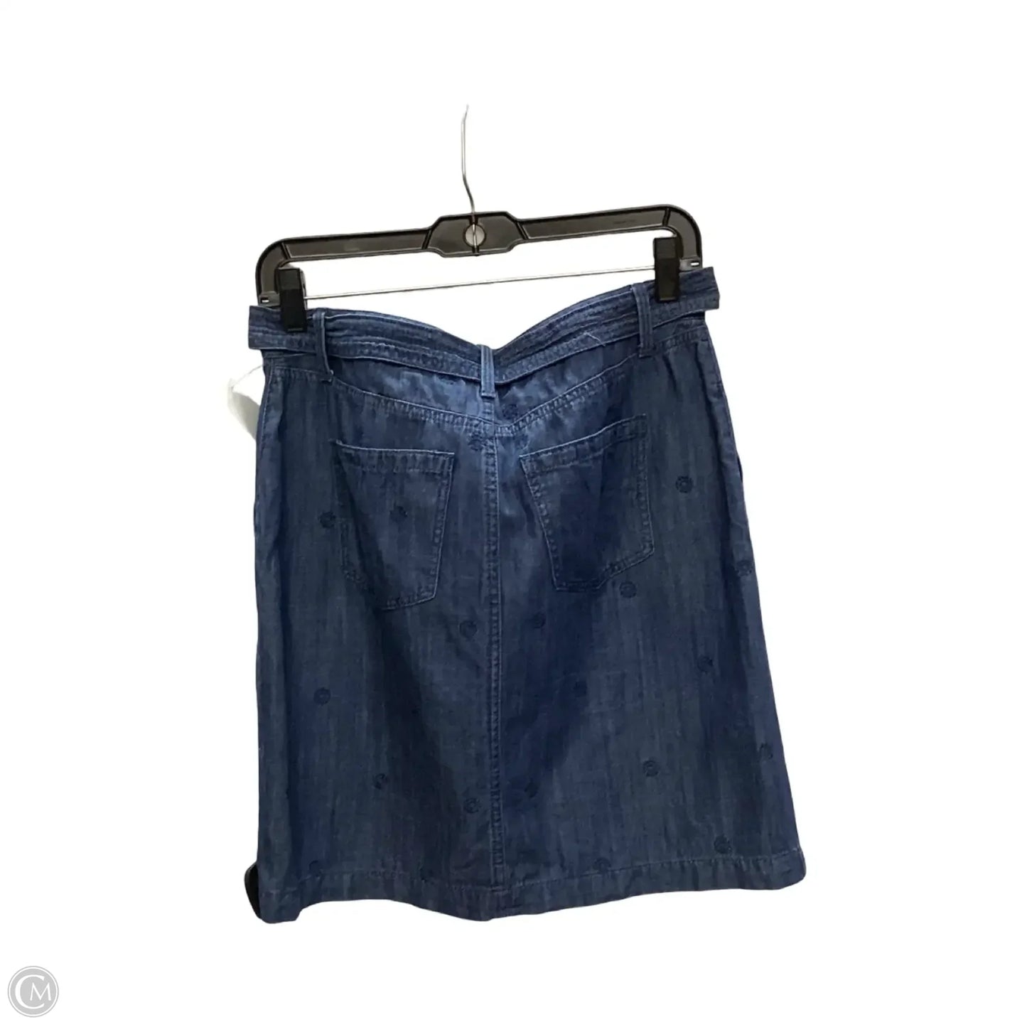 Skirt Mini & Short By Talbots In Blue Denim, Size: 6p
