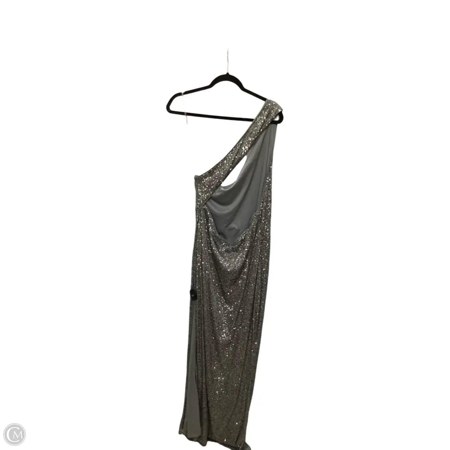 Dress Party Long By Asos In Grey, Size: 14