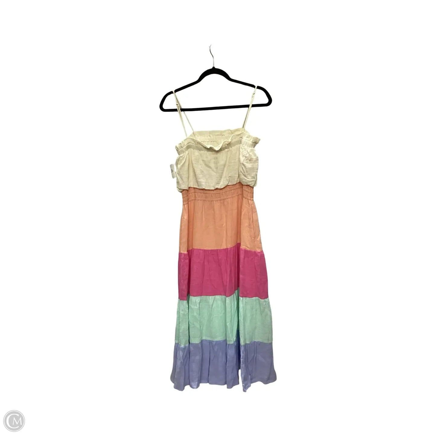 Dress Casual Maxi By Clothes Mentor In Cream, Size: M