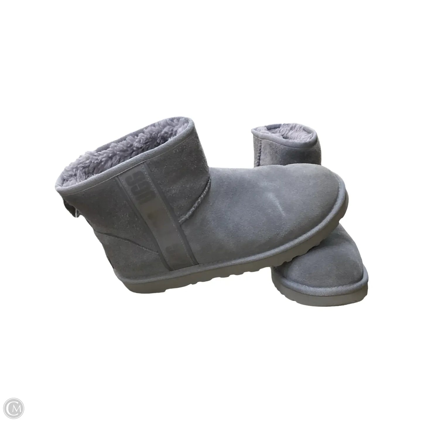Boots Designer By Ugg In Grey, Size: 10