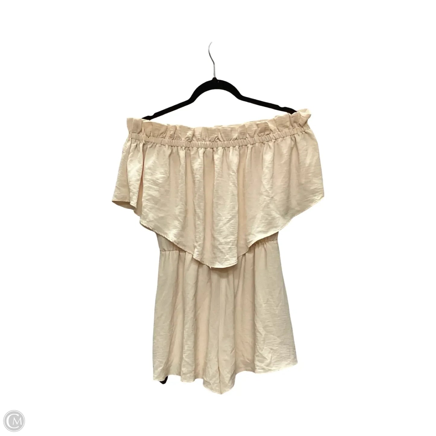 Romper By Clothes Mentor In Cream, Size: S