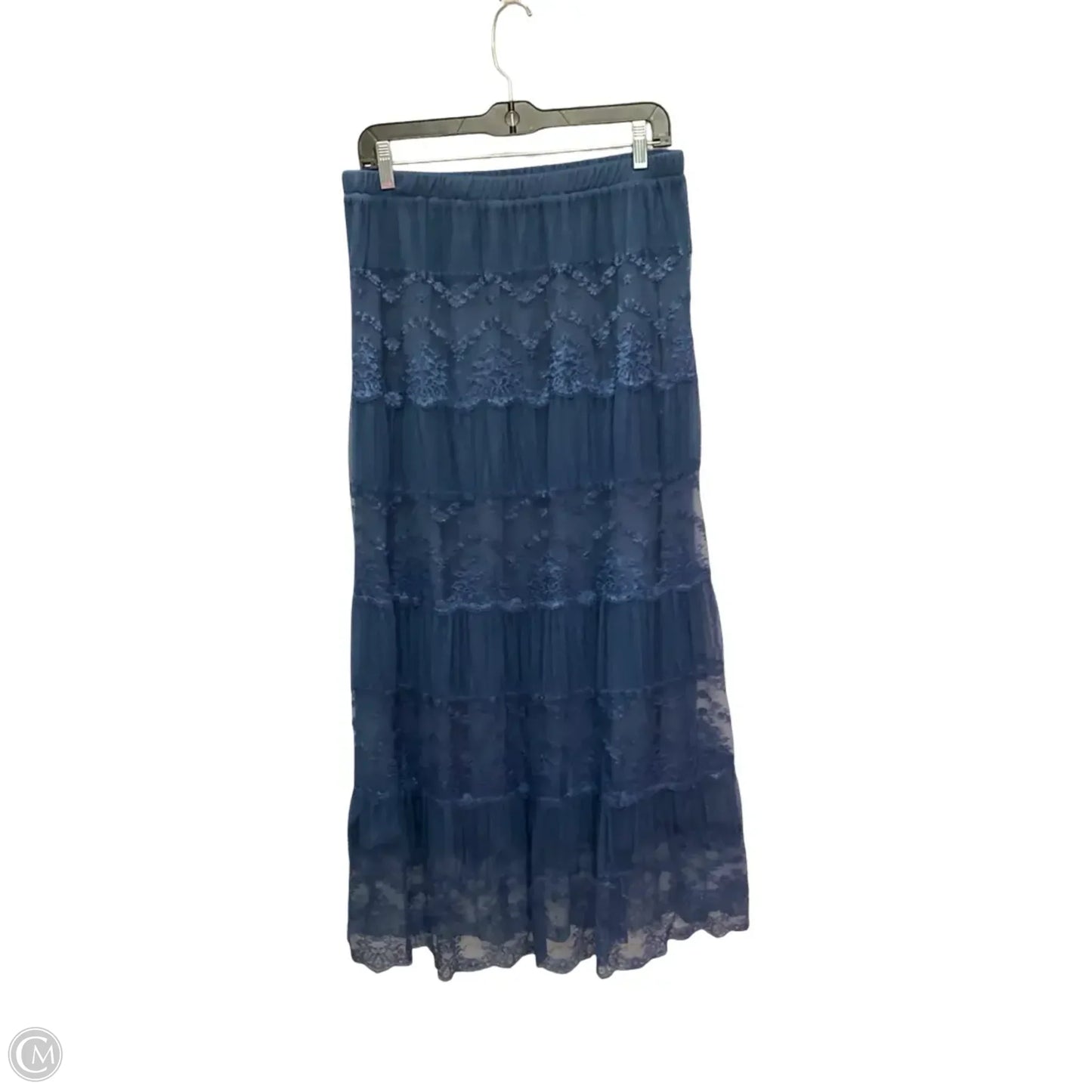 Skirt Maxi By Lapis In Blue, Size: L