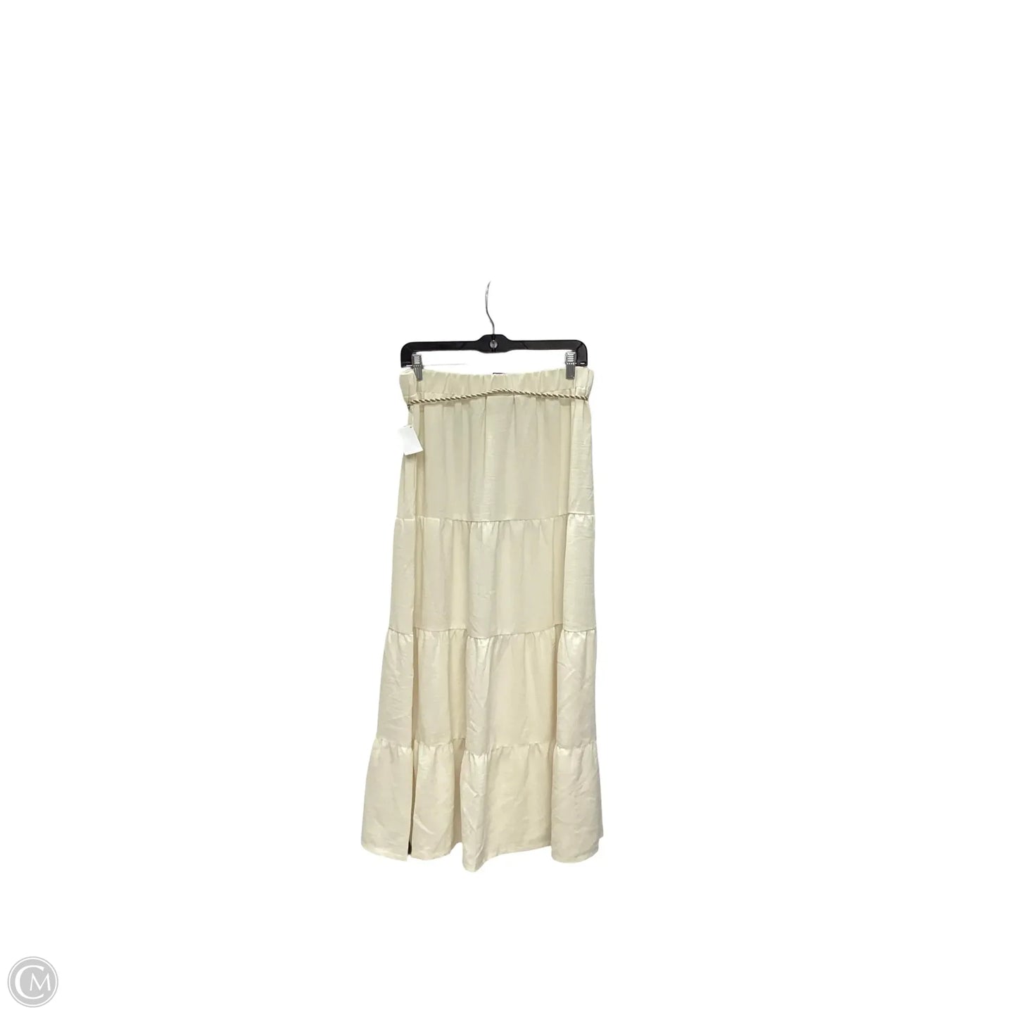 Skirt Midi By Soho Apparel In Cream, Size: M