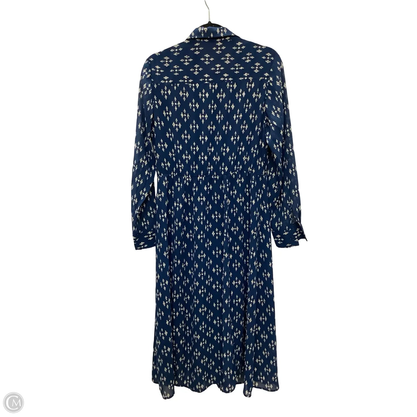 Dress Casual Midi By Lucky Brand In Blue, Size: 12