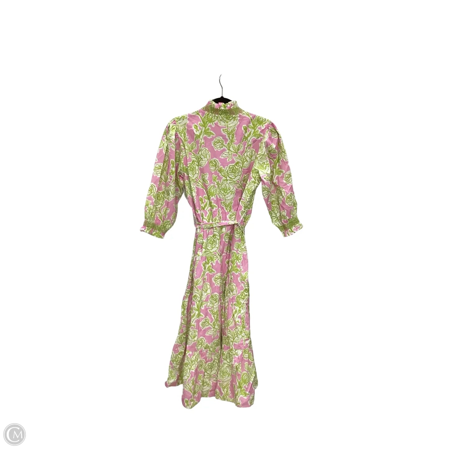 Dress Casual Maxi By Uncle Frank In Green & Pink, Size: S
