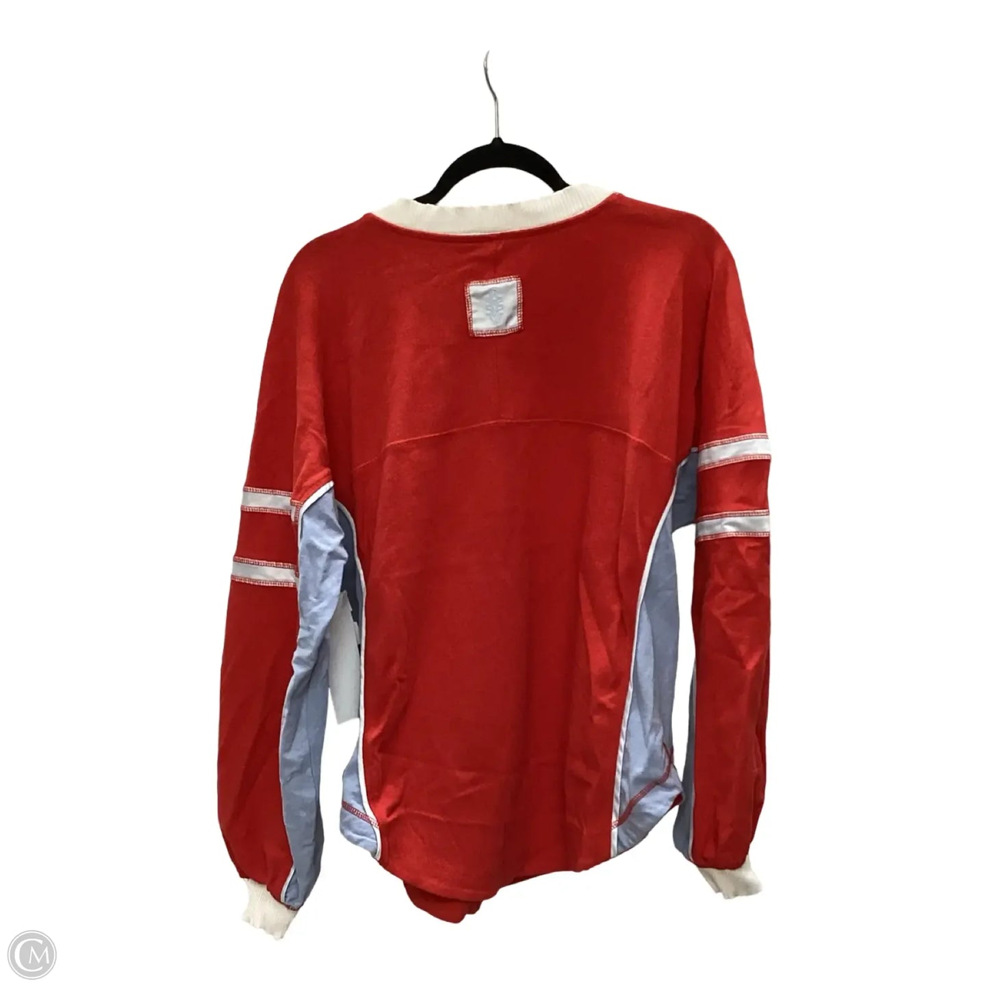 Sweatshirt Crewneck By Free People In Red, Size: Xs