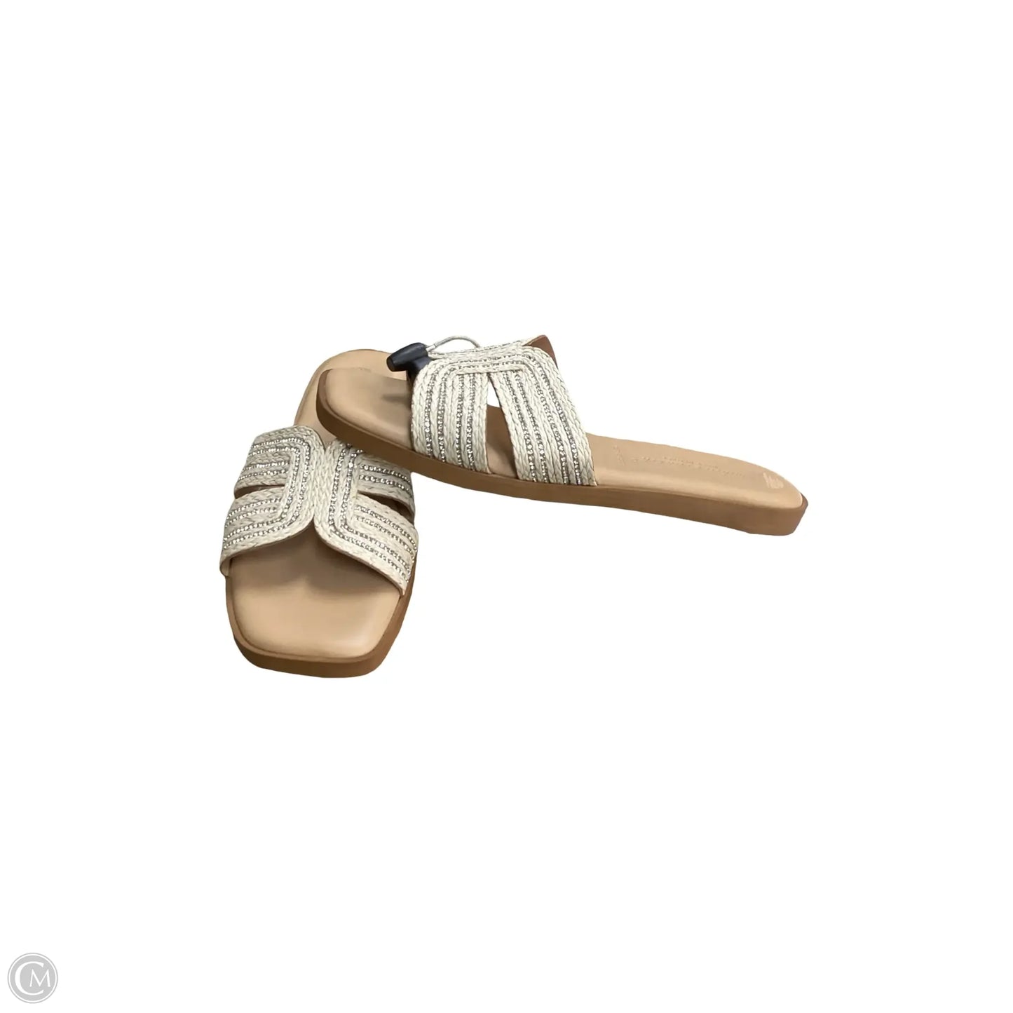 Sandals Flats By Clothes Mentor In Tan, Size: 9