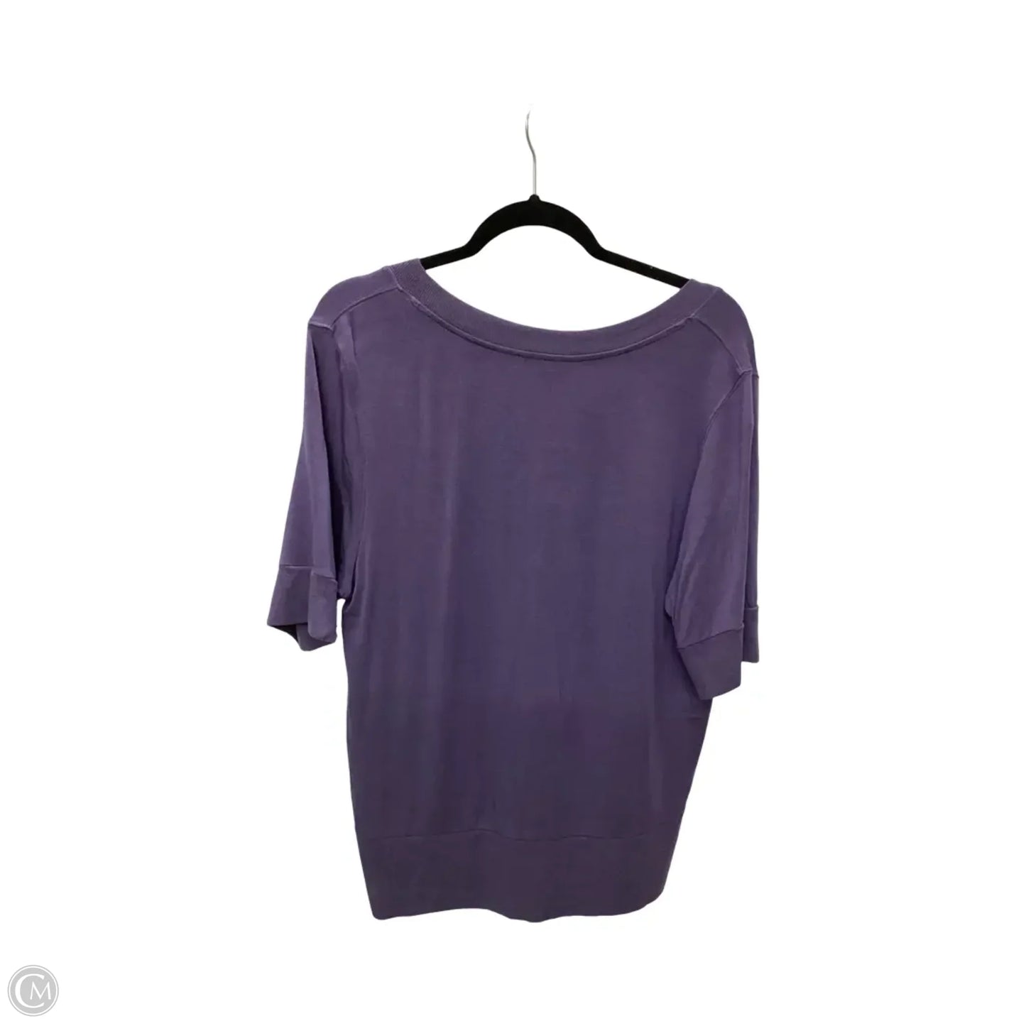Athletic Top Short Sleeve By Athleta In Purple, Size: L