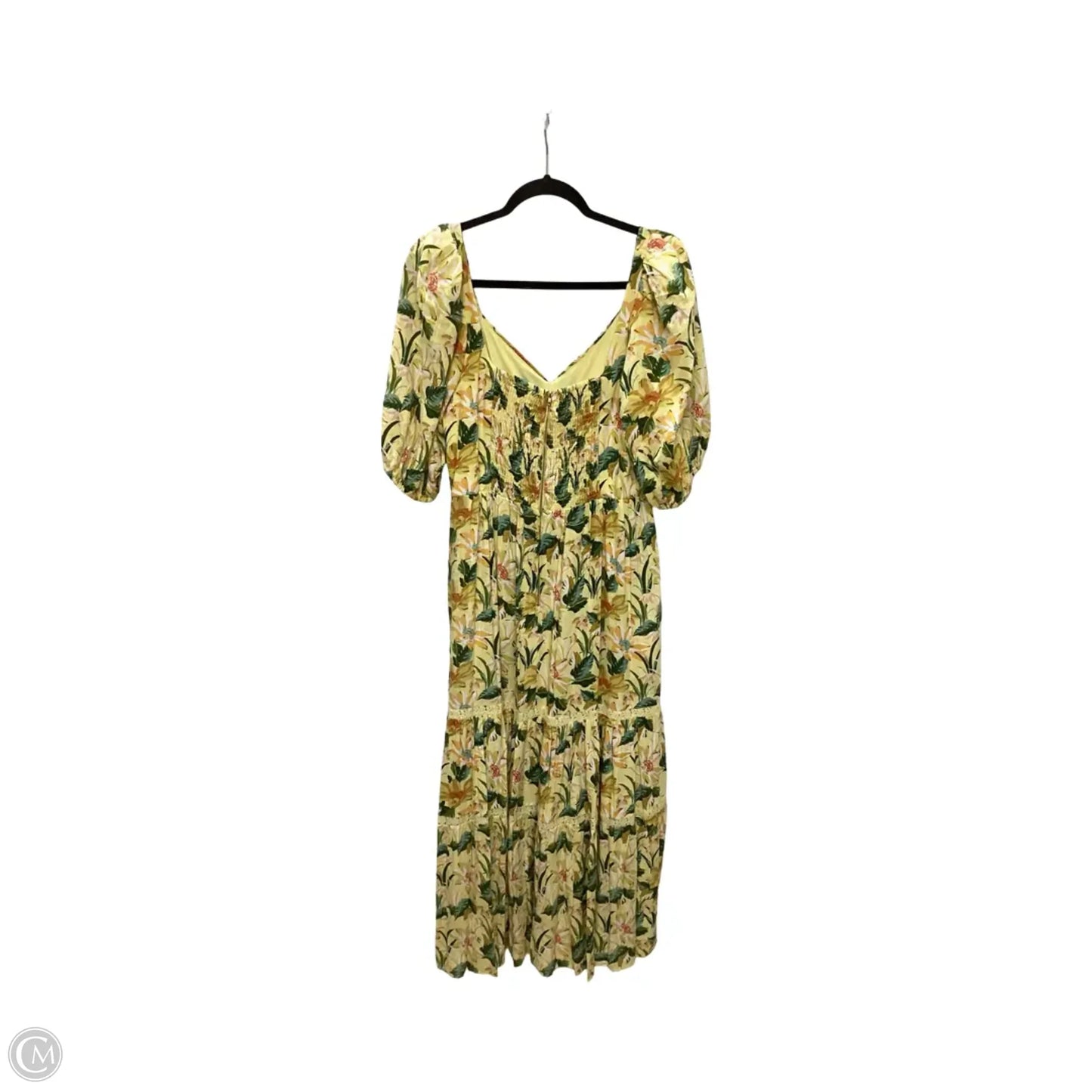 Dress Casual Maxi By Maison Tara In Floral Print, Size: Xxl