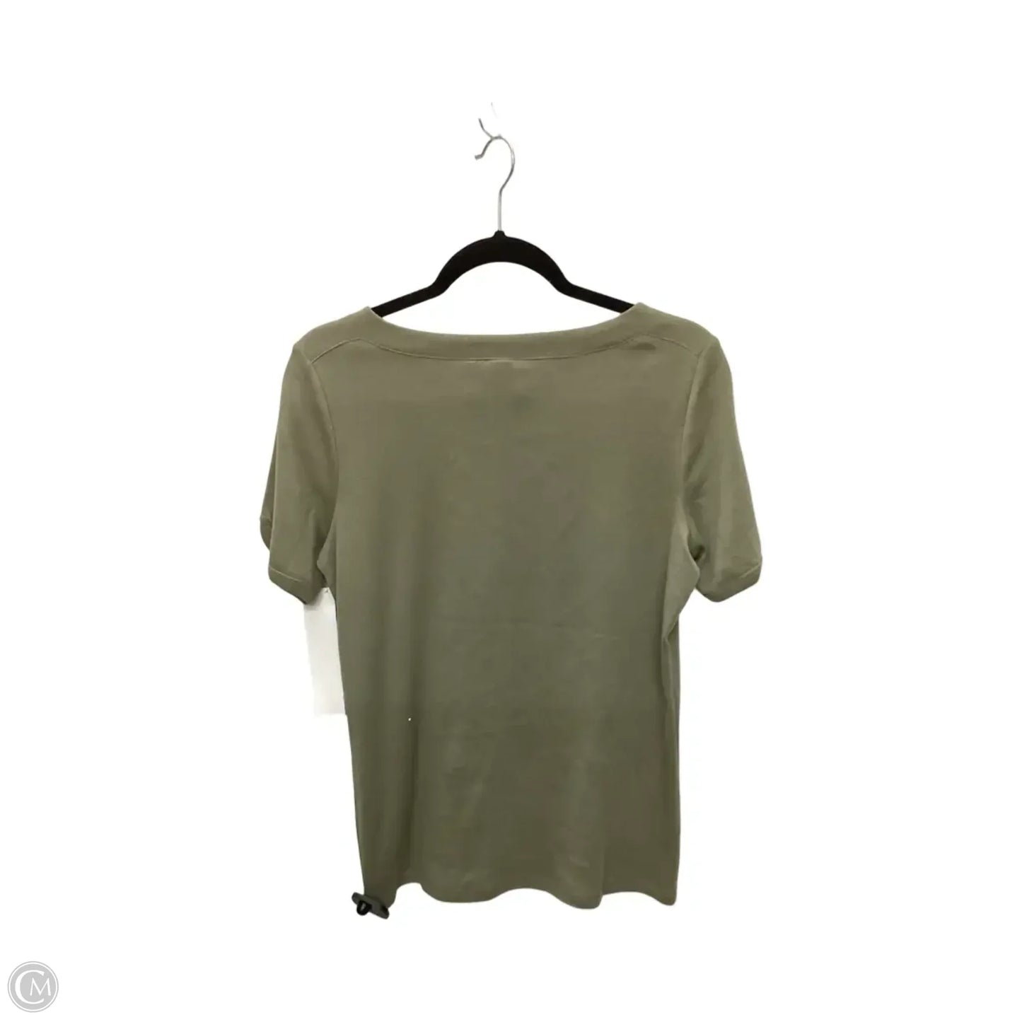 Top Short Sleeve Basic By Chicos In Green, Size: M