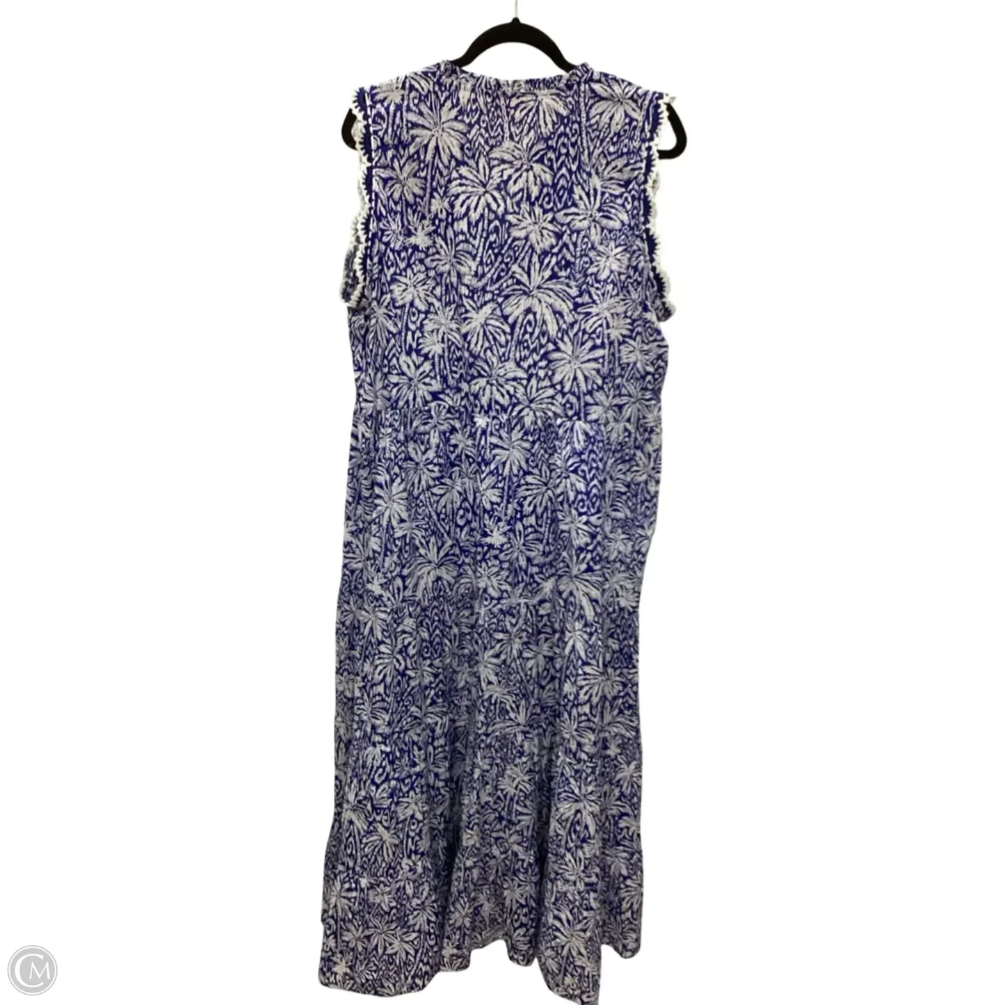 Dress Casual Maxi By Vince Camuto In Tropical Print, Size: Xl
