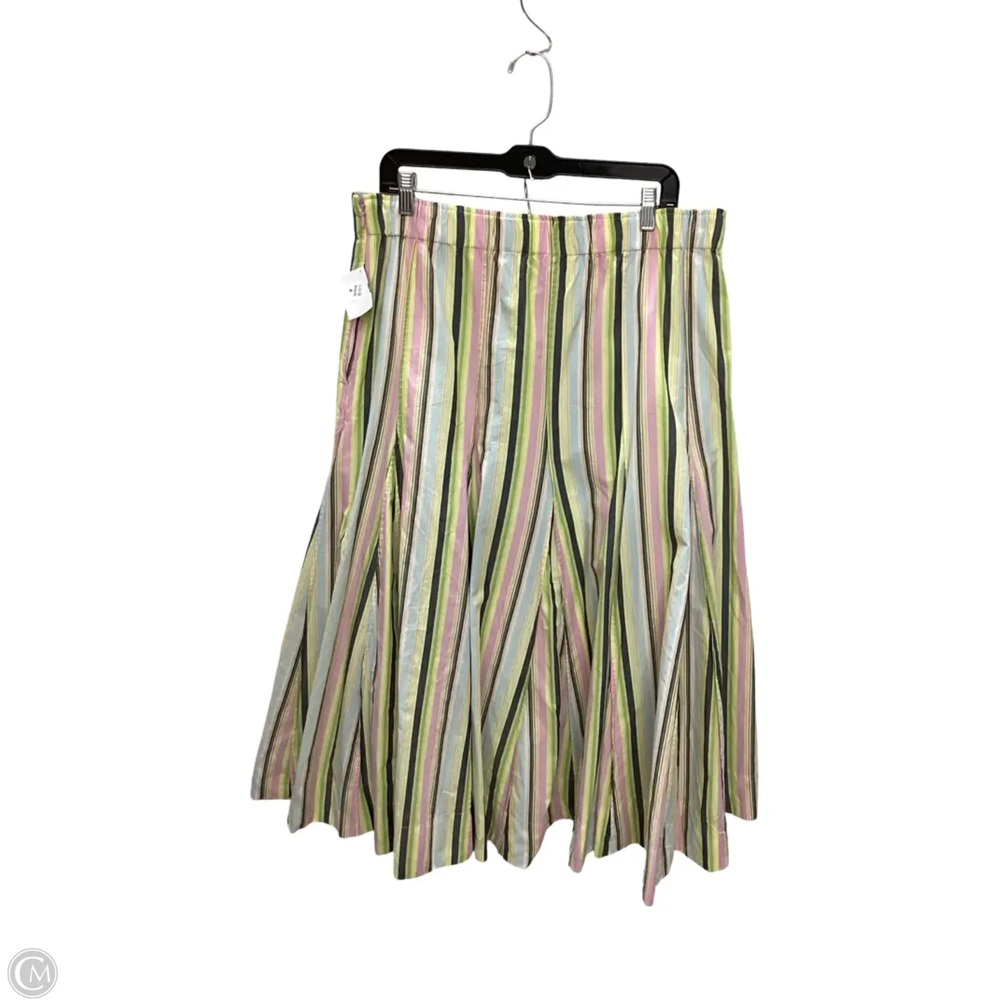 Skirt Set 2pc By Maeve In Striped Pattern, Size: L
