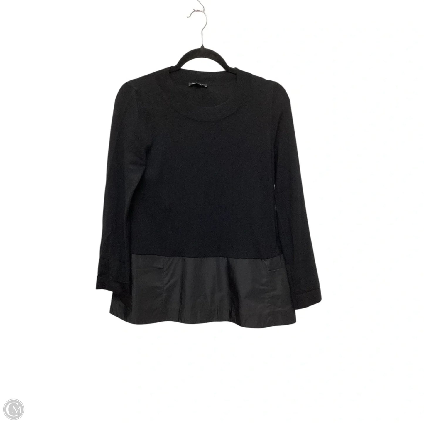 Blouse Designer By Lafayette 148 In Black, Size: S