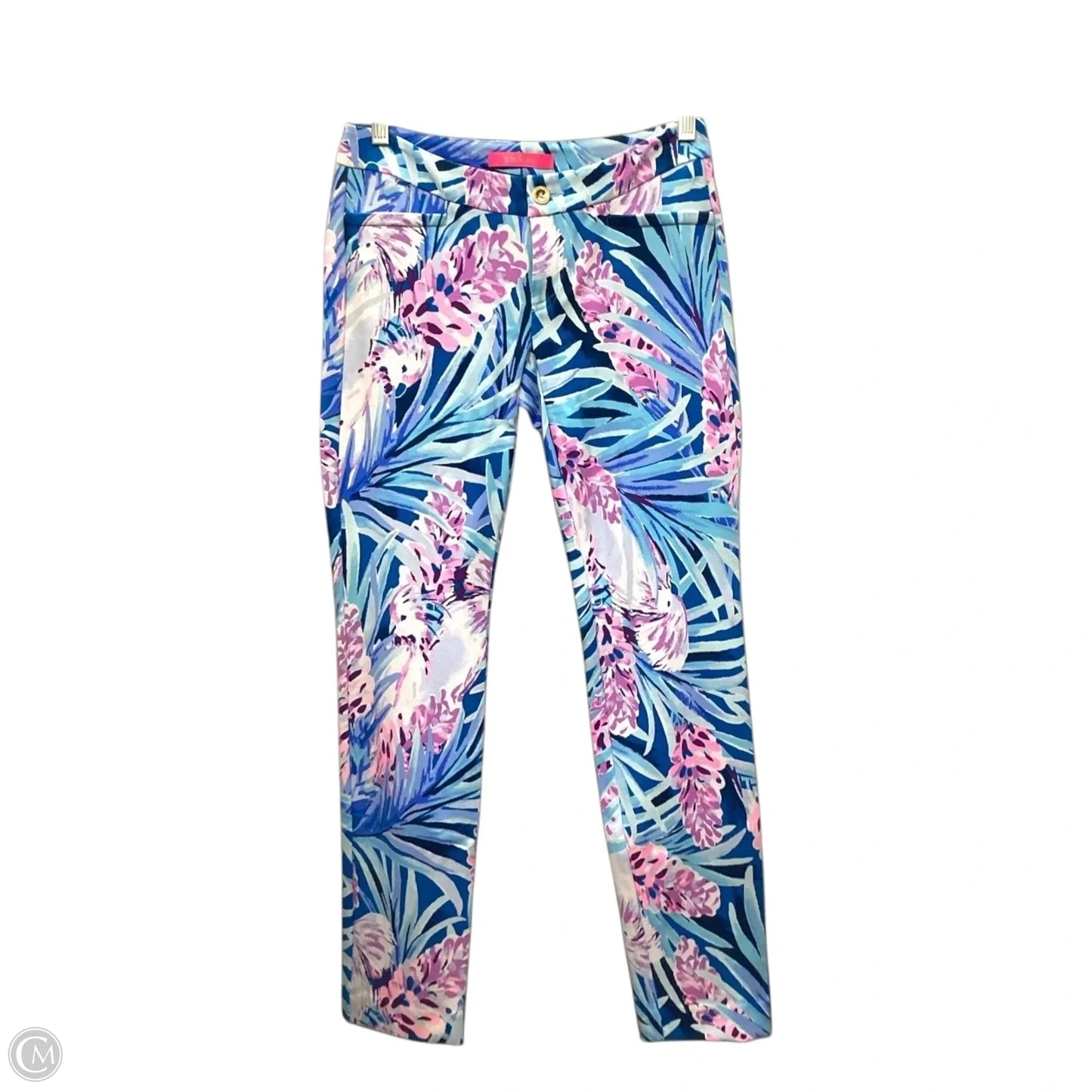 Pants Designer By Lilly Pulitzer In Floral Print, Size: 0p