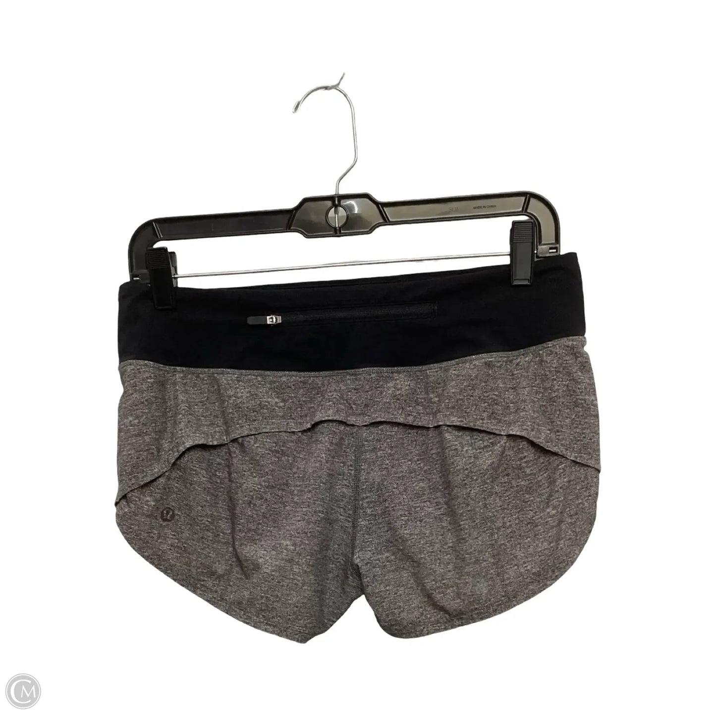 Athletic Shorts By Lululemon In Grey, Size: 4