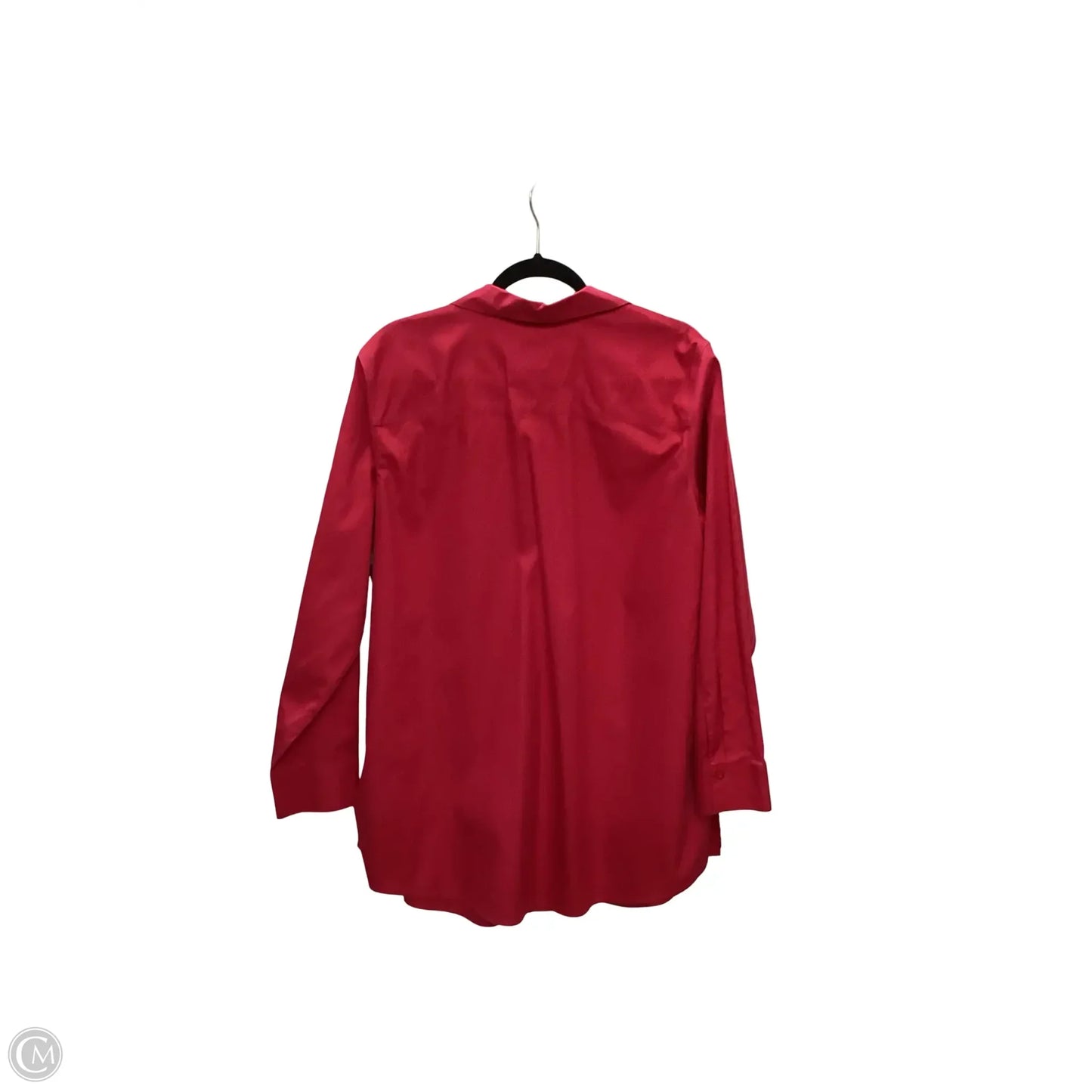 Blouse Long Sleeve By Chicos In Red, Size: Xl