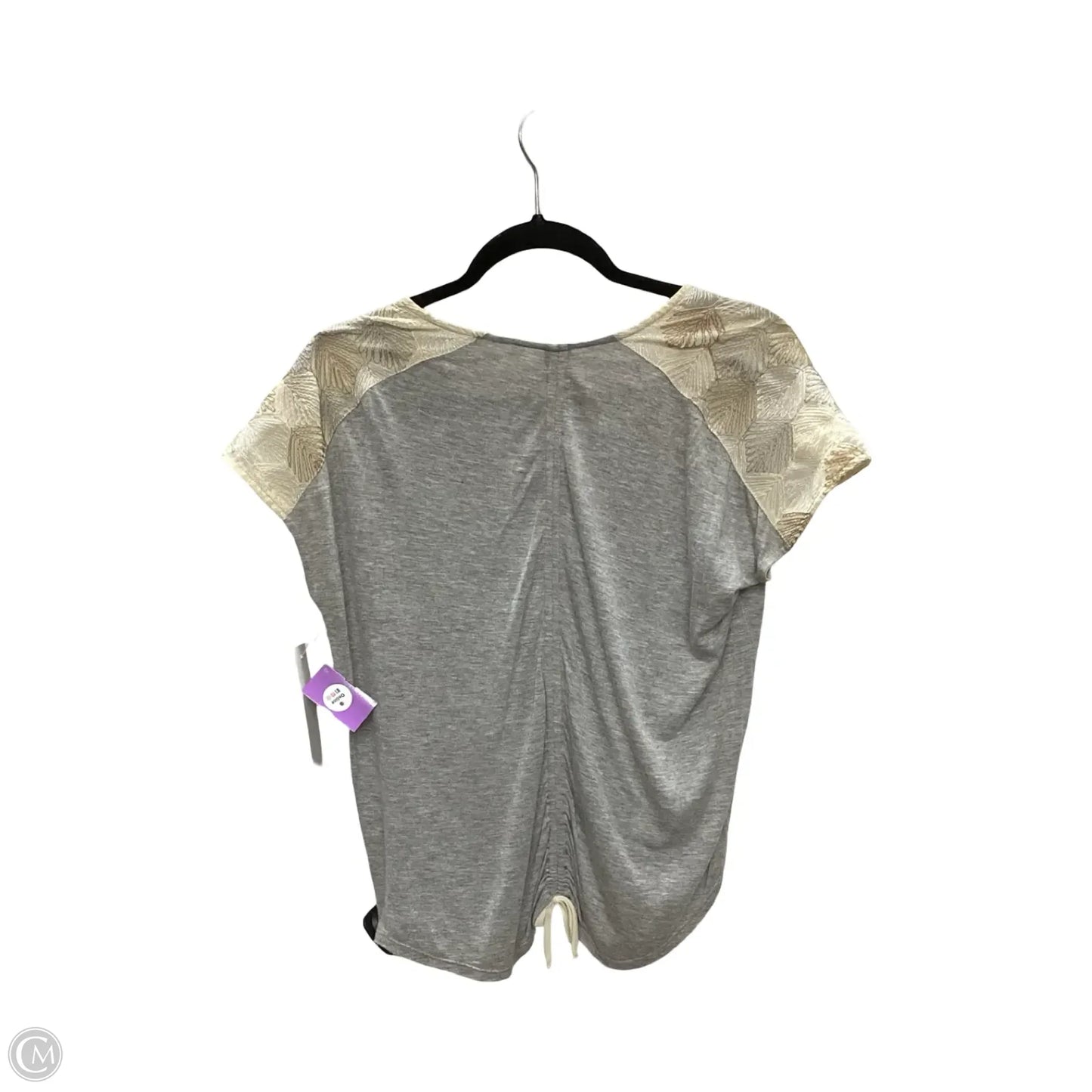 Blouse Short Sleeve By Tiny In Tan, Size: S