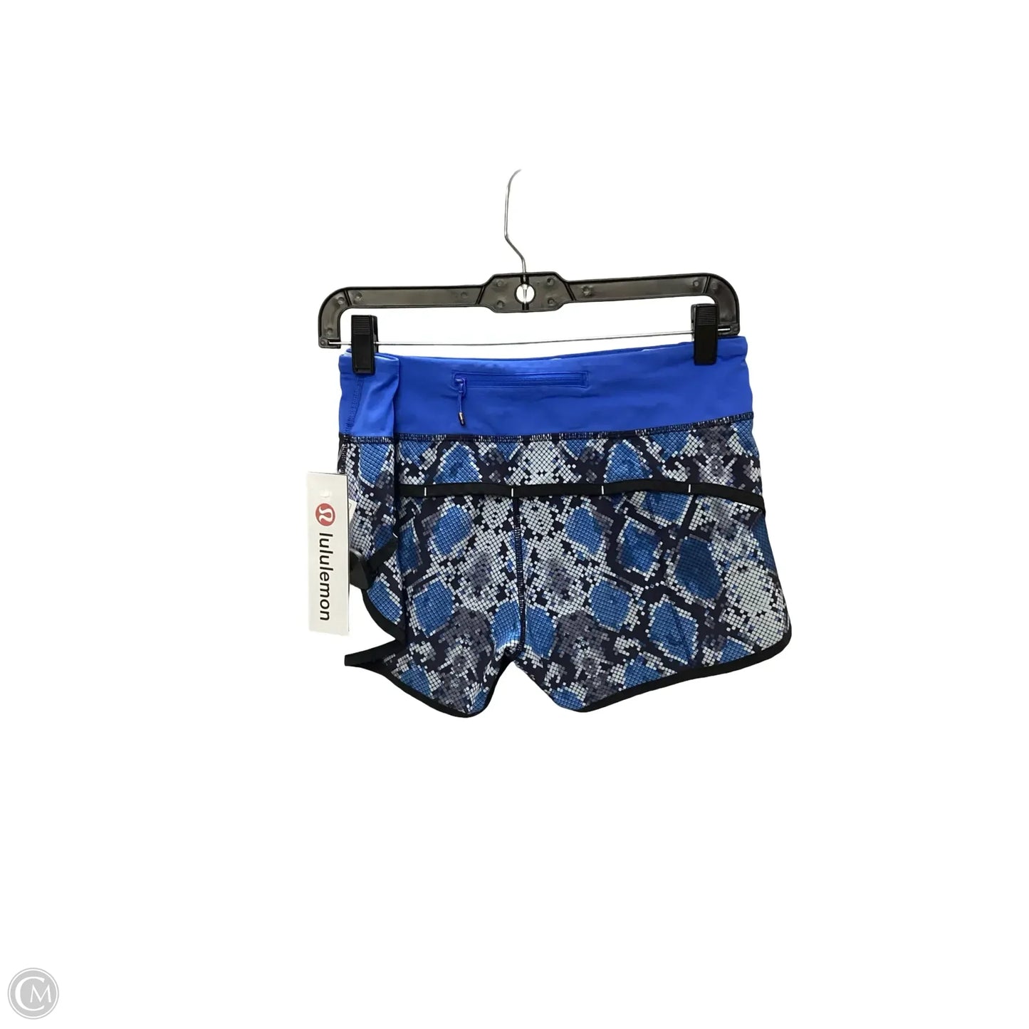 Athletic Shorts By Lululemon In Blue, Size: 6