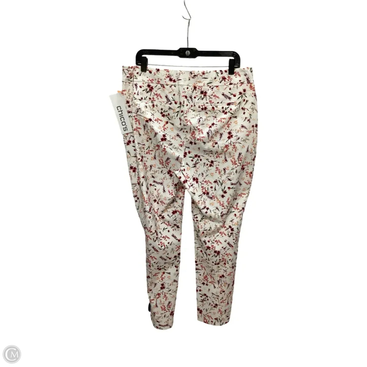 Pants Dress By Chicos In Floral Print, Size: L
