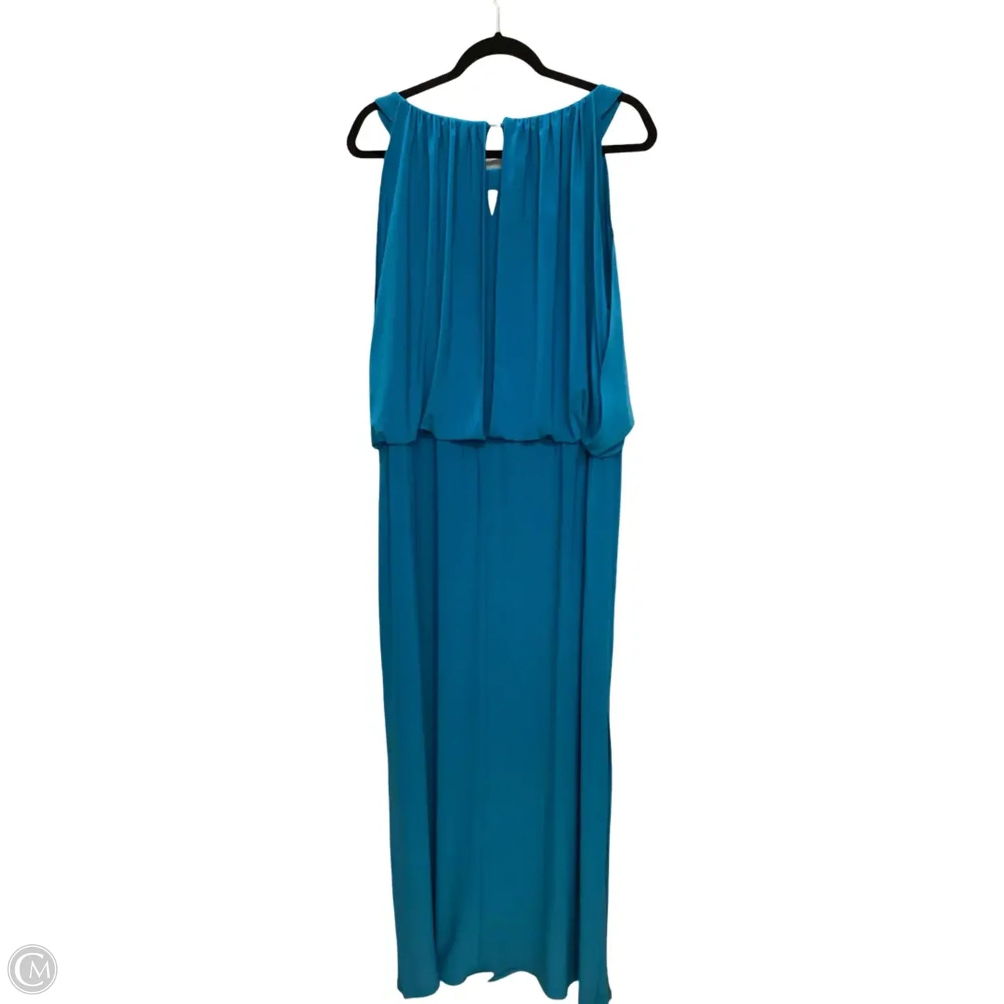 Dress Casual Maxi By Chaps In Blue, Size: 3x
