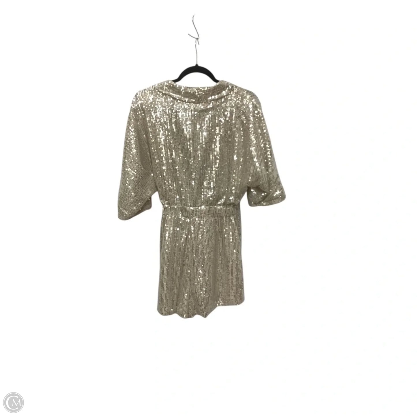 Romper By She + Sky In Gold, Size: L