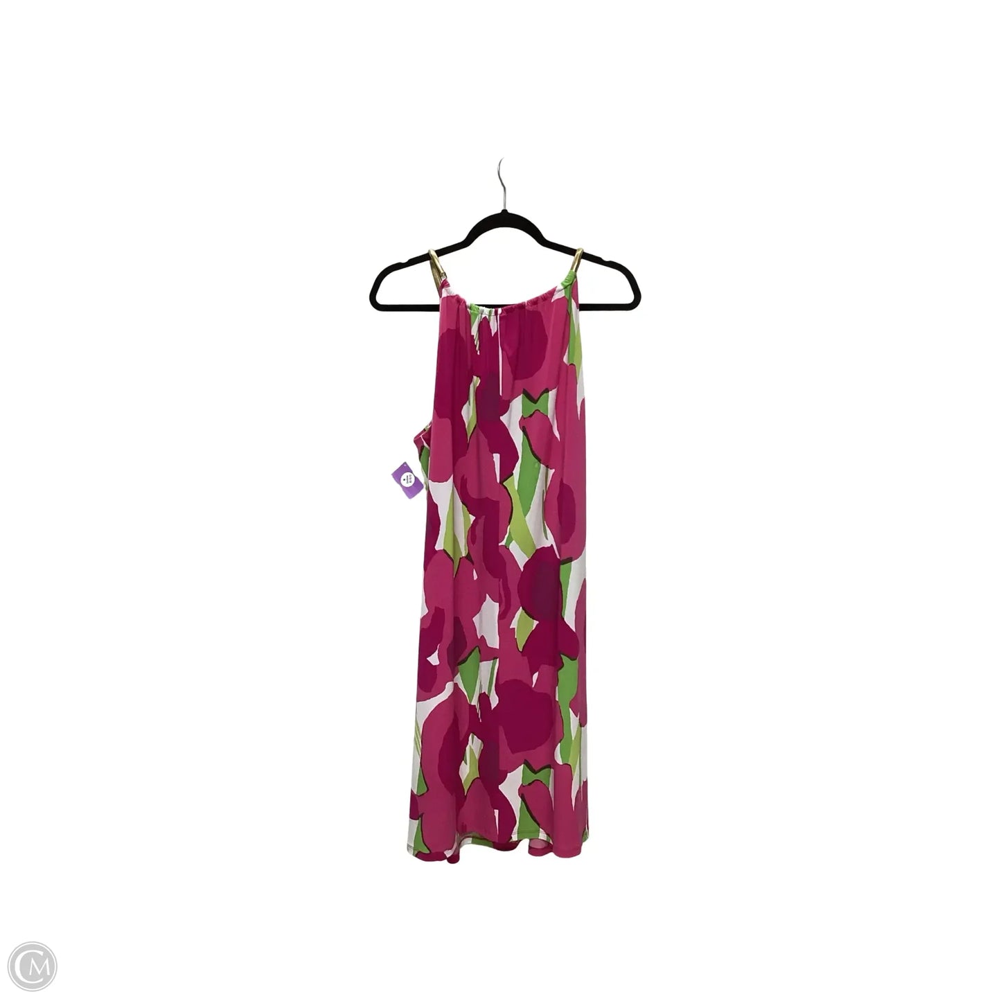 Dress Casual Midi By Michael By Michael Kors In Pink, Size: L