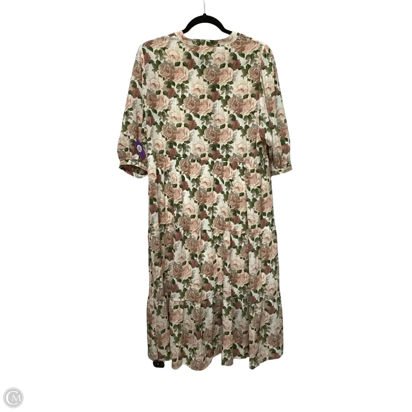 Dress Casual Midi By Hope Springs In Floral Print, Size: L
