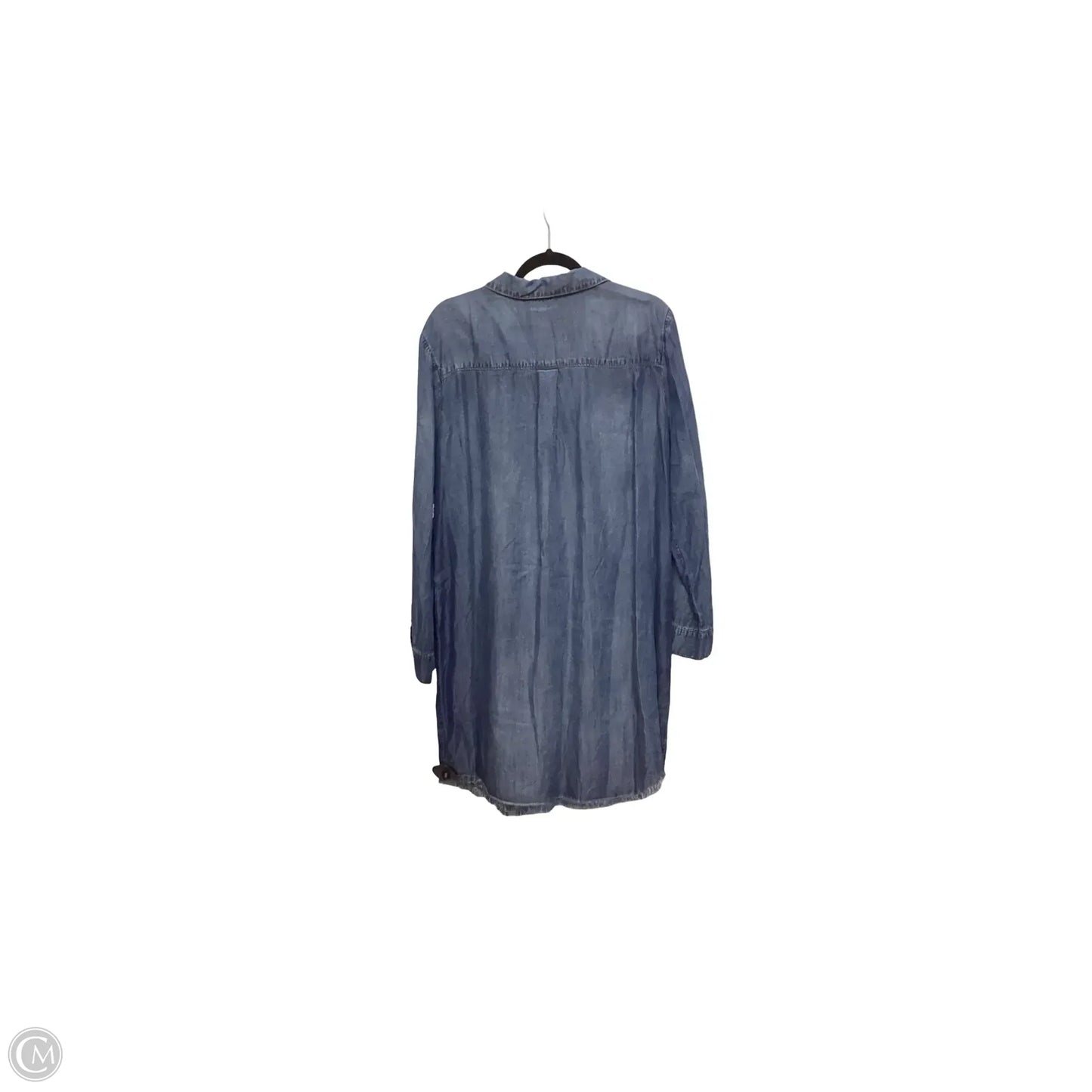 Dress Casual Short By Chicos In Blue Denim, Size: Xl