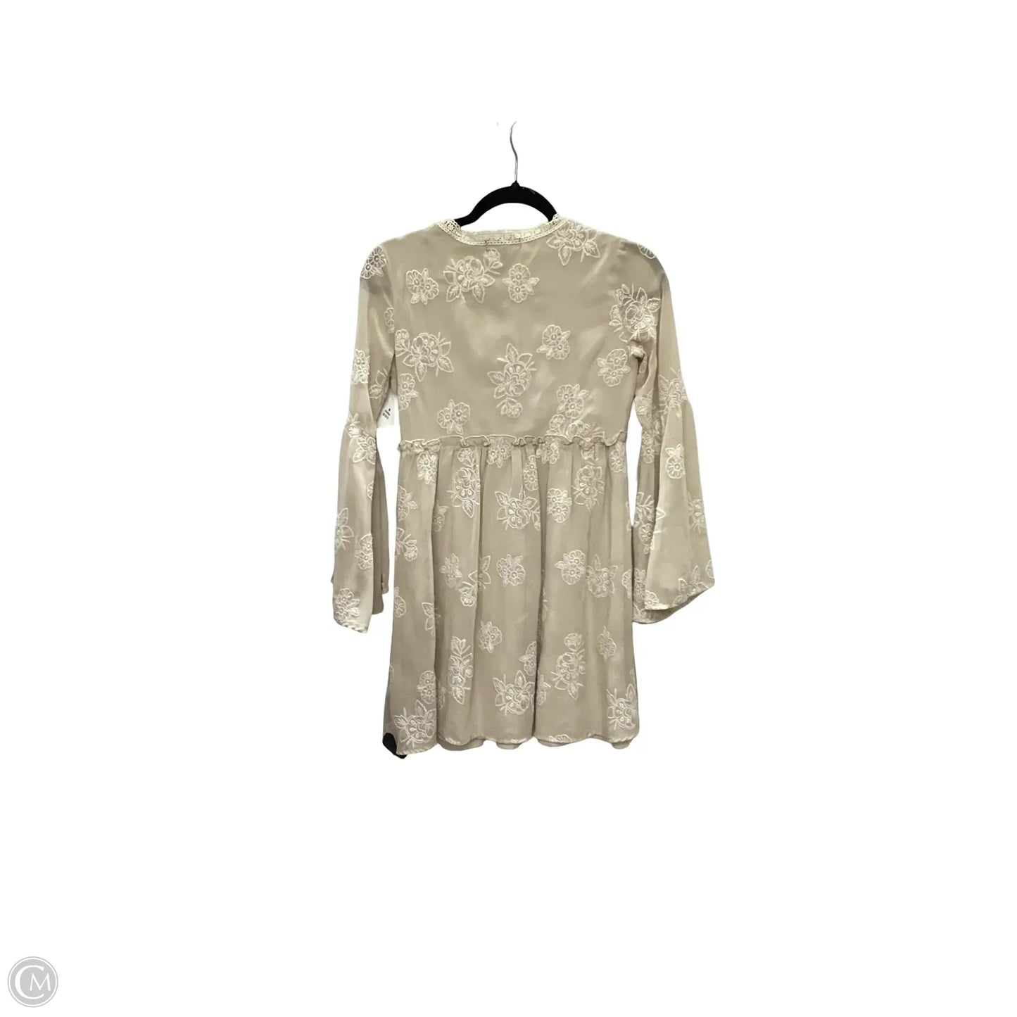 Dress Casual Short By Sequin Hearts In Tan, Size: Xs