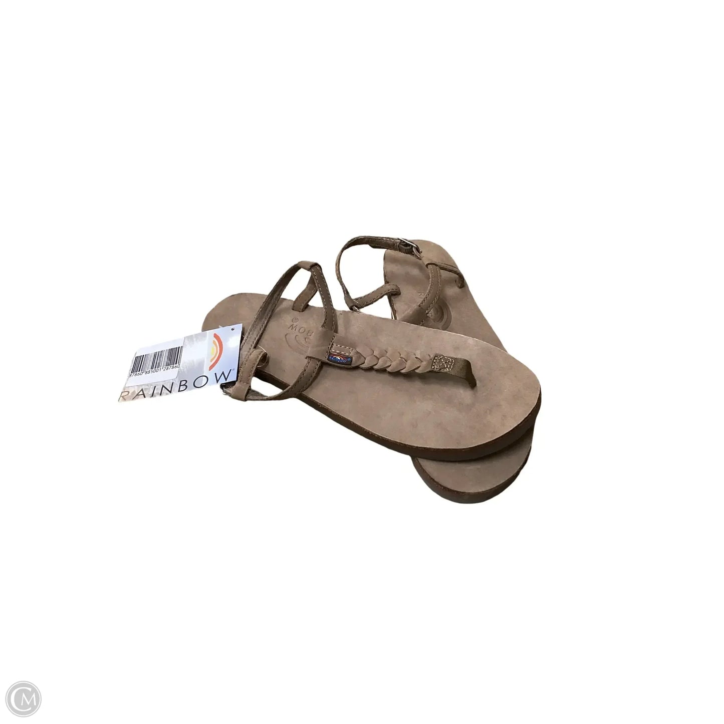 Sandals Flats By RAINBOW In Brown, Size: 7.5