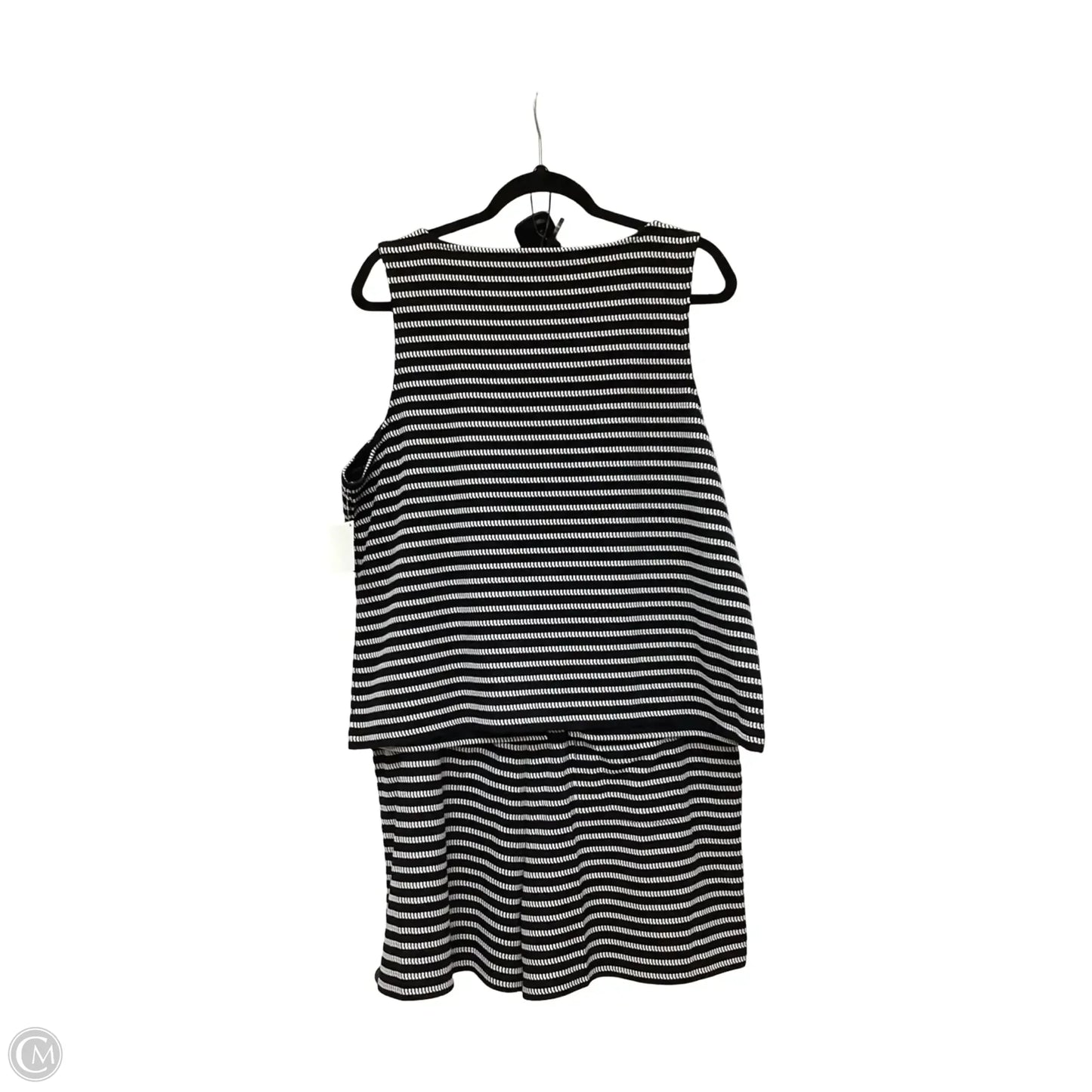 Shorts Set By Talbots In Black & White, Size: Xl
