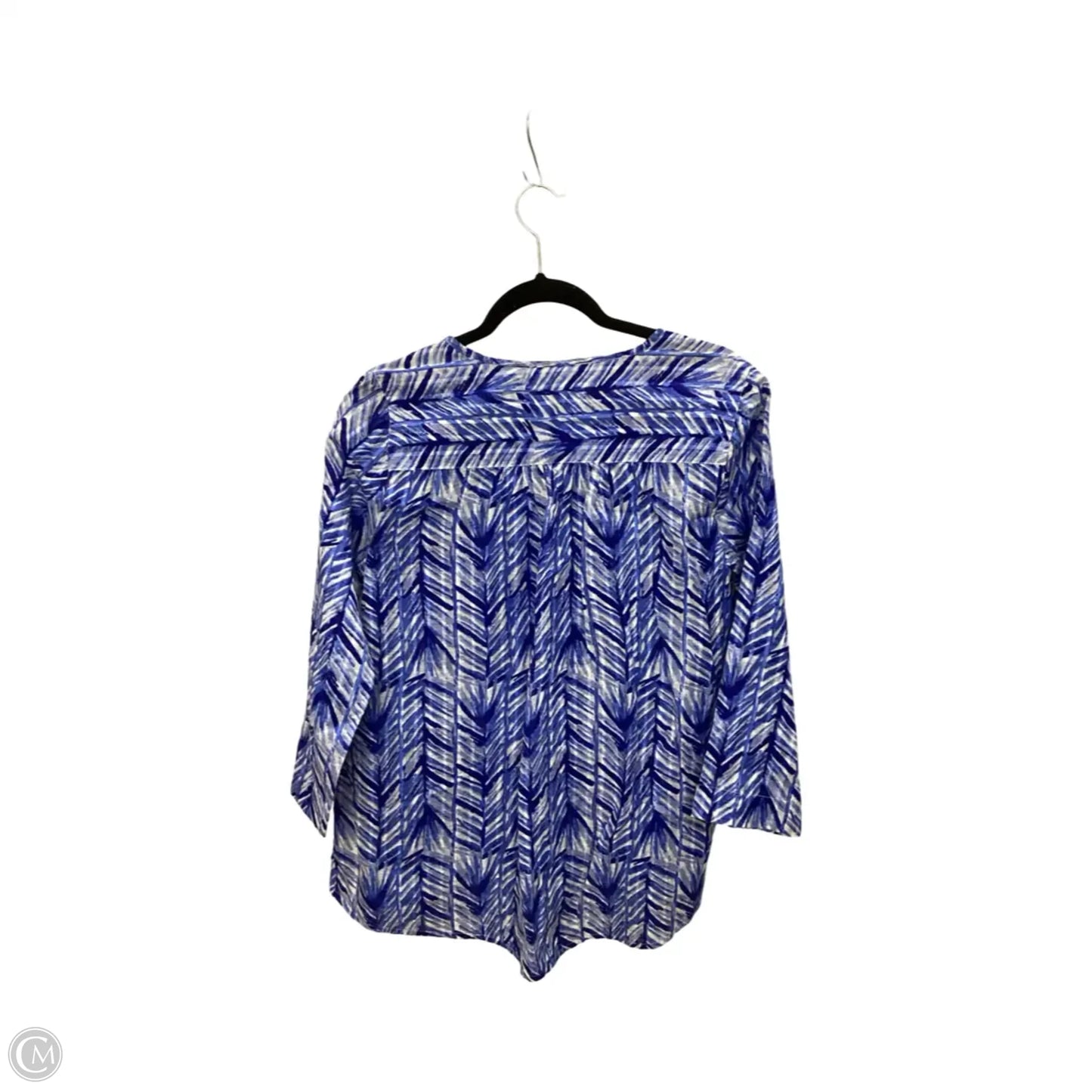 Blouse Designer By Lilly Pulitzer In Blue, Size: S