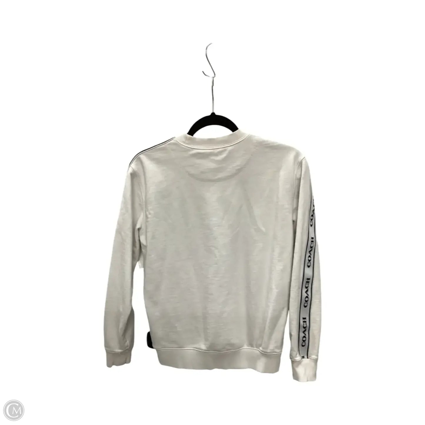 Sweatshirt Designer By Coach In White, Size: Xs