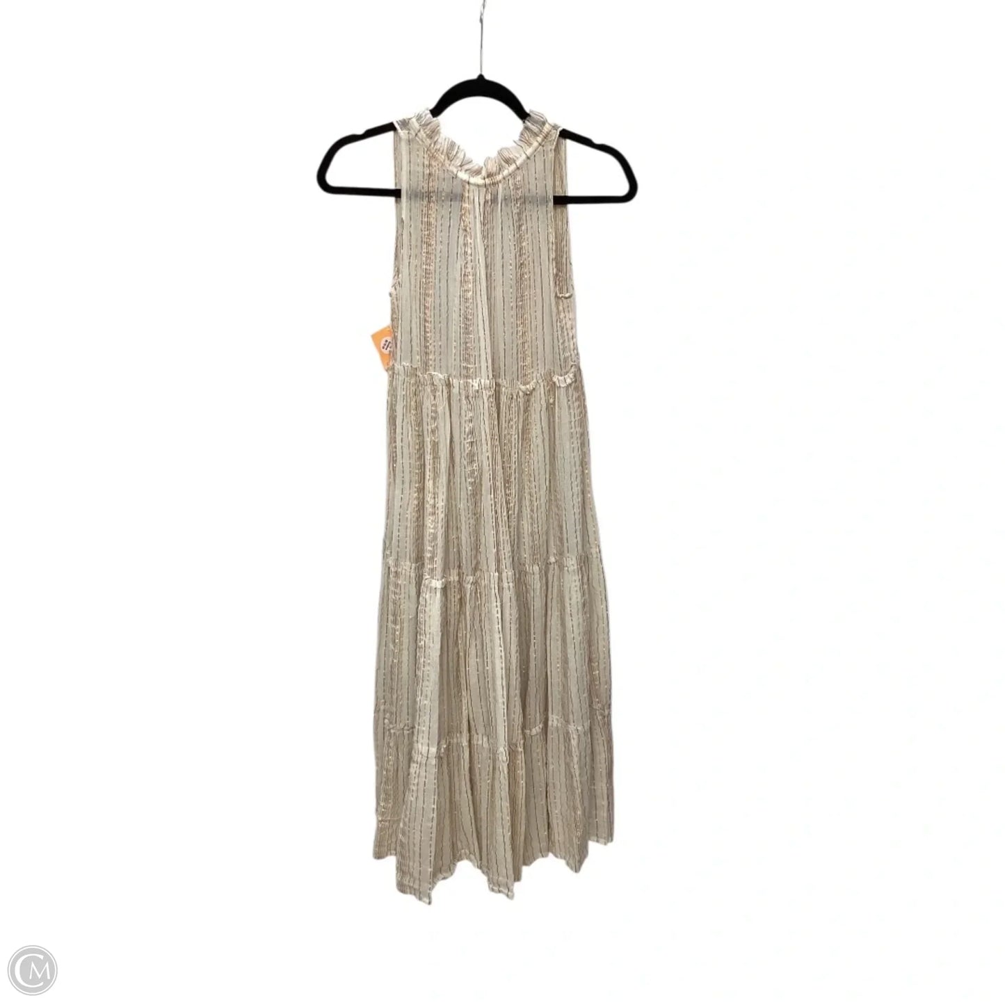 Dress Casual Midi By World Market In Beige, Size: S