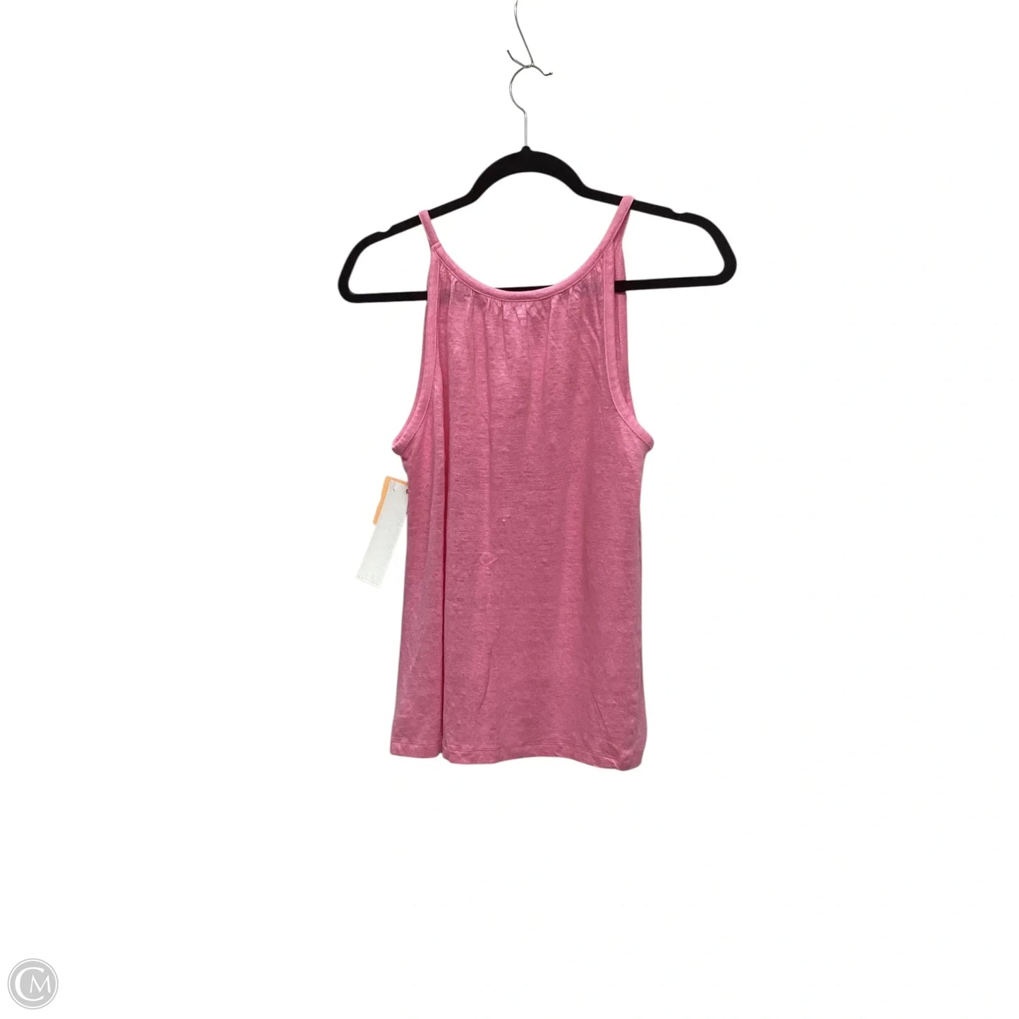 Tank Top Designer By Halston In Pink, Size: M
