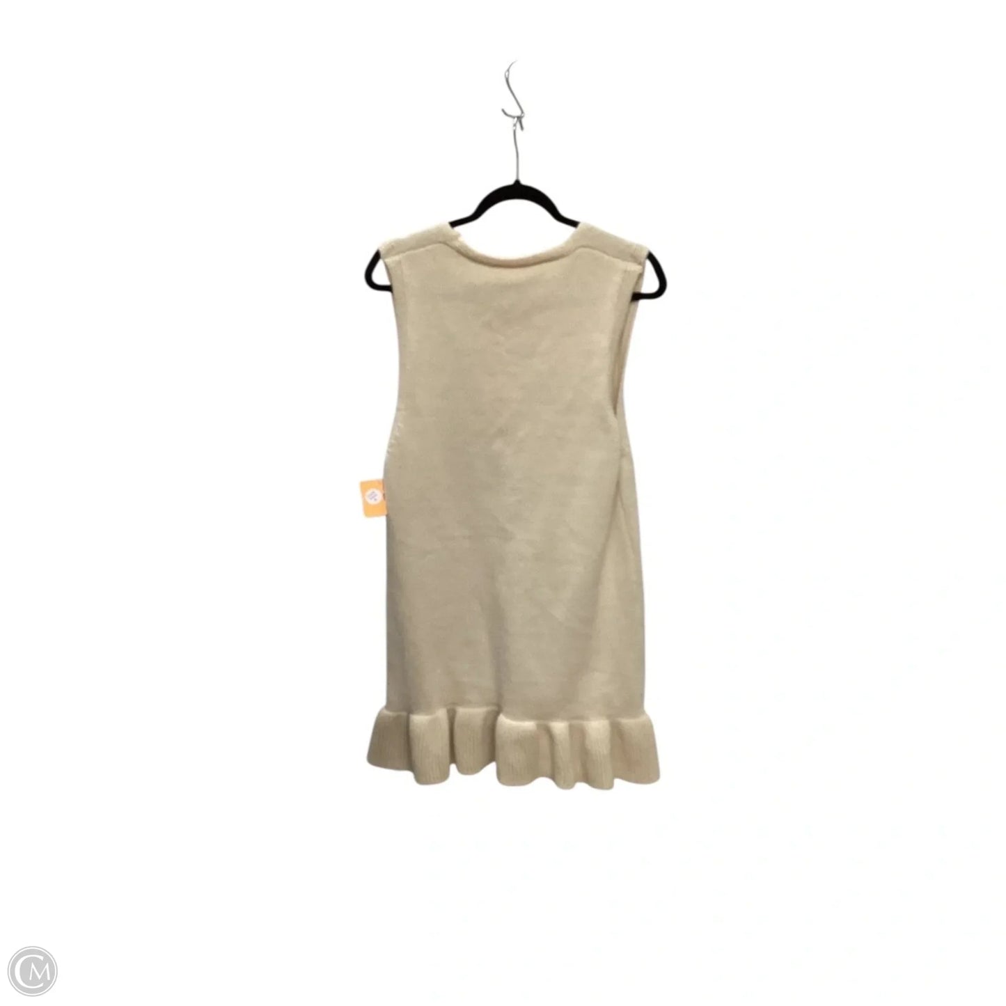 Sweater By Clothes Mentor In Cream, Size: L