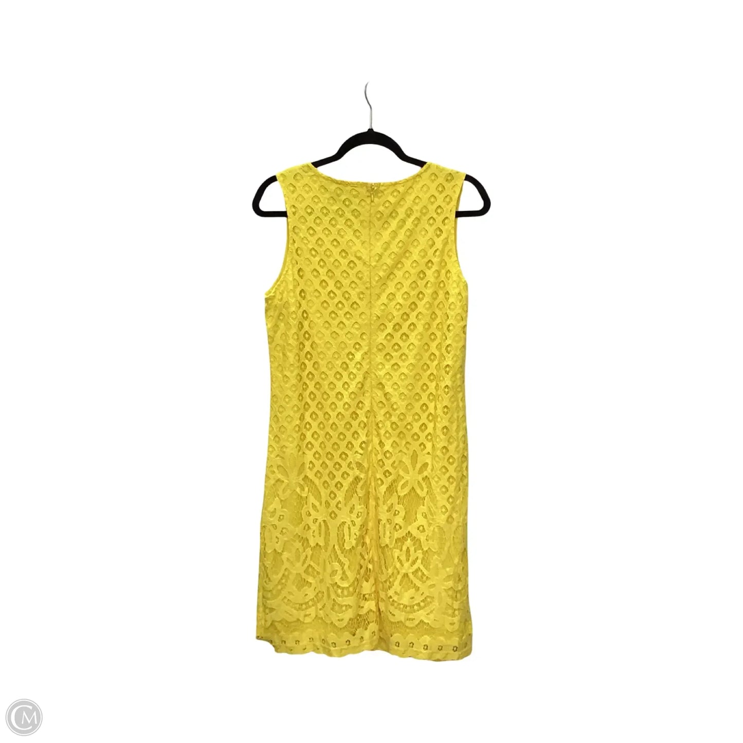 Dress Casual Short By Zac And Rachel In Yellow, Size: 14