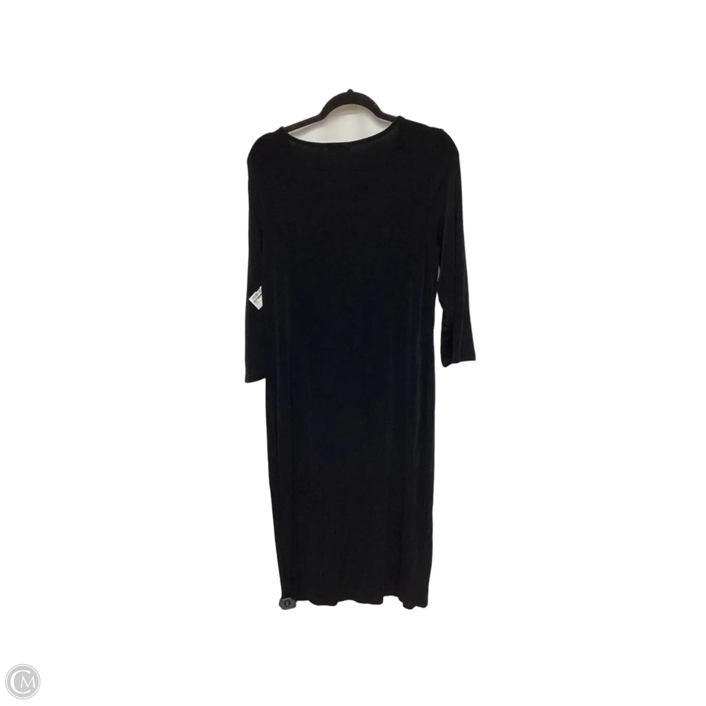 Dress Casual Maxi By Chicos In Black, Size: L